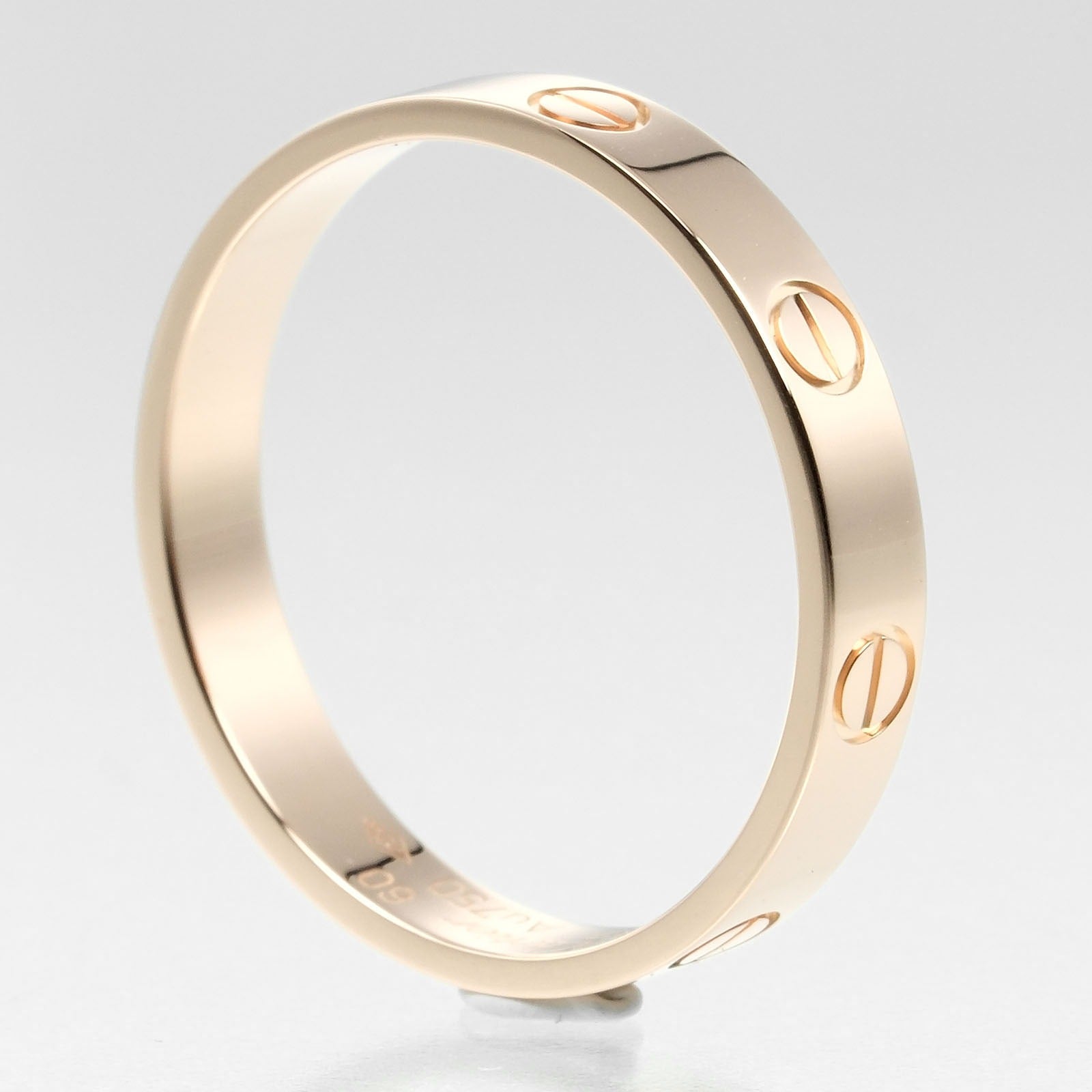 Cartier Mini Love Wedding Ring K18 Pink Gold