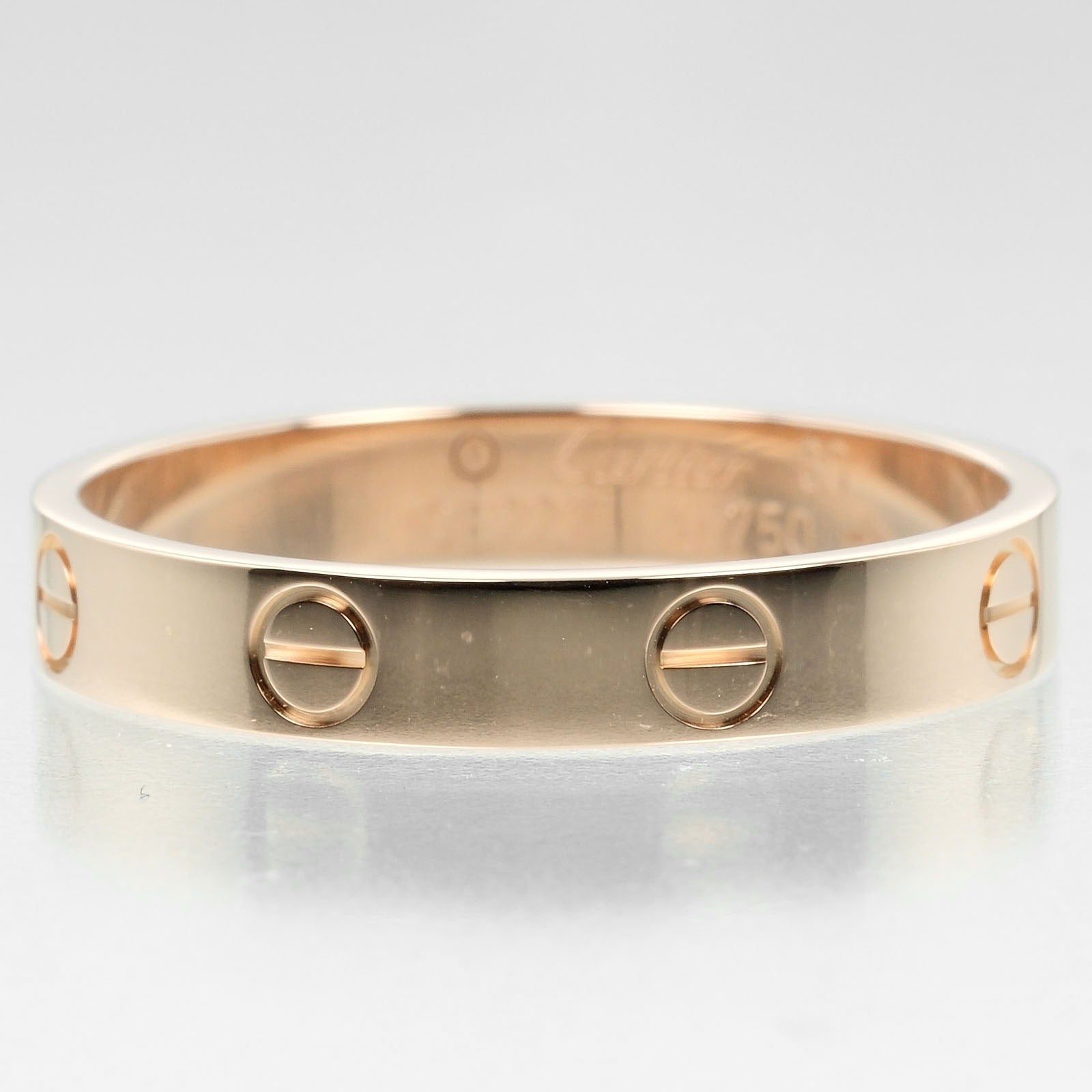 Cartier Mini Love Wedding Ring K18 Pink Gold