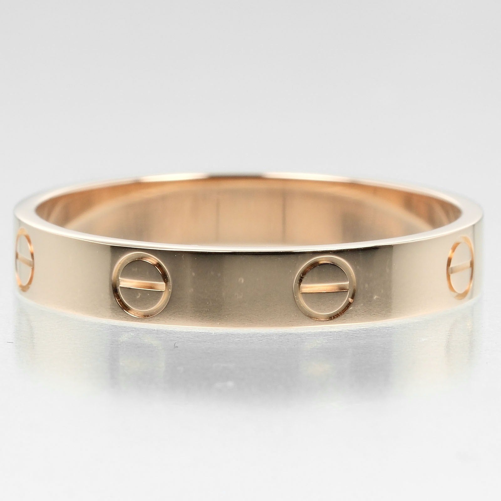 Cartier Mini Love Wedding Ring K18 Pink Gold