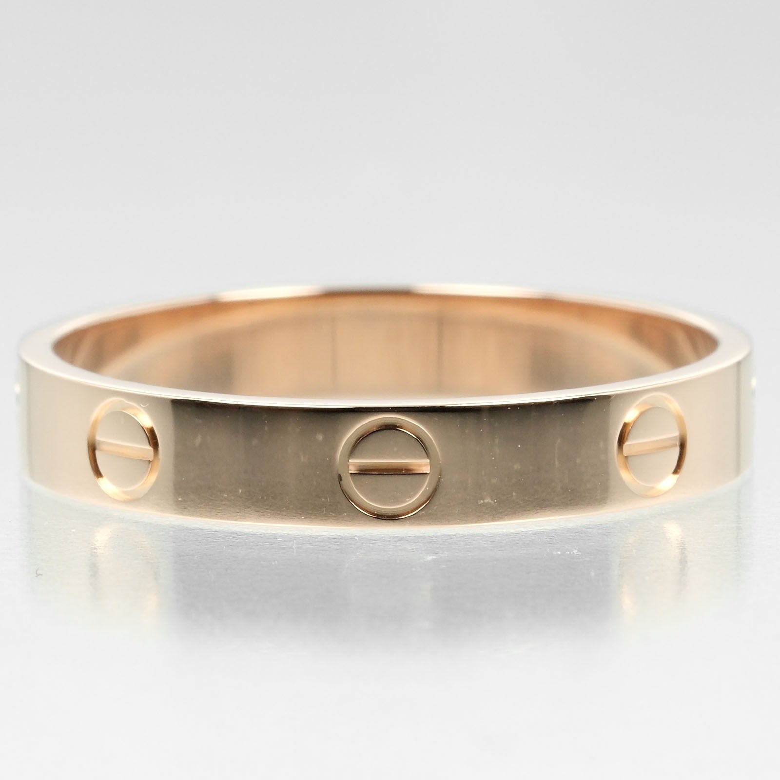 Cartier Mini Love Wedding Ring K18 Pink Gold