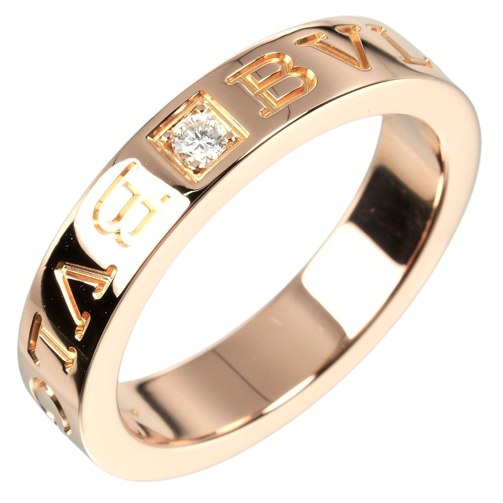 Bvlgari B.Zero1 Essential Ring K18 Pink Gold Diamond