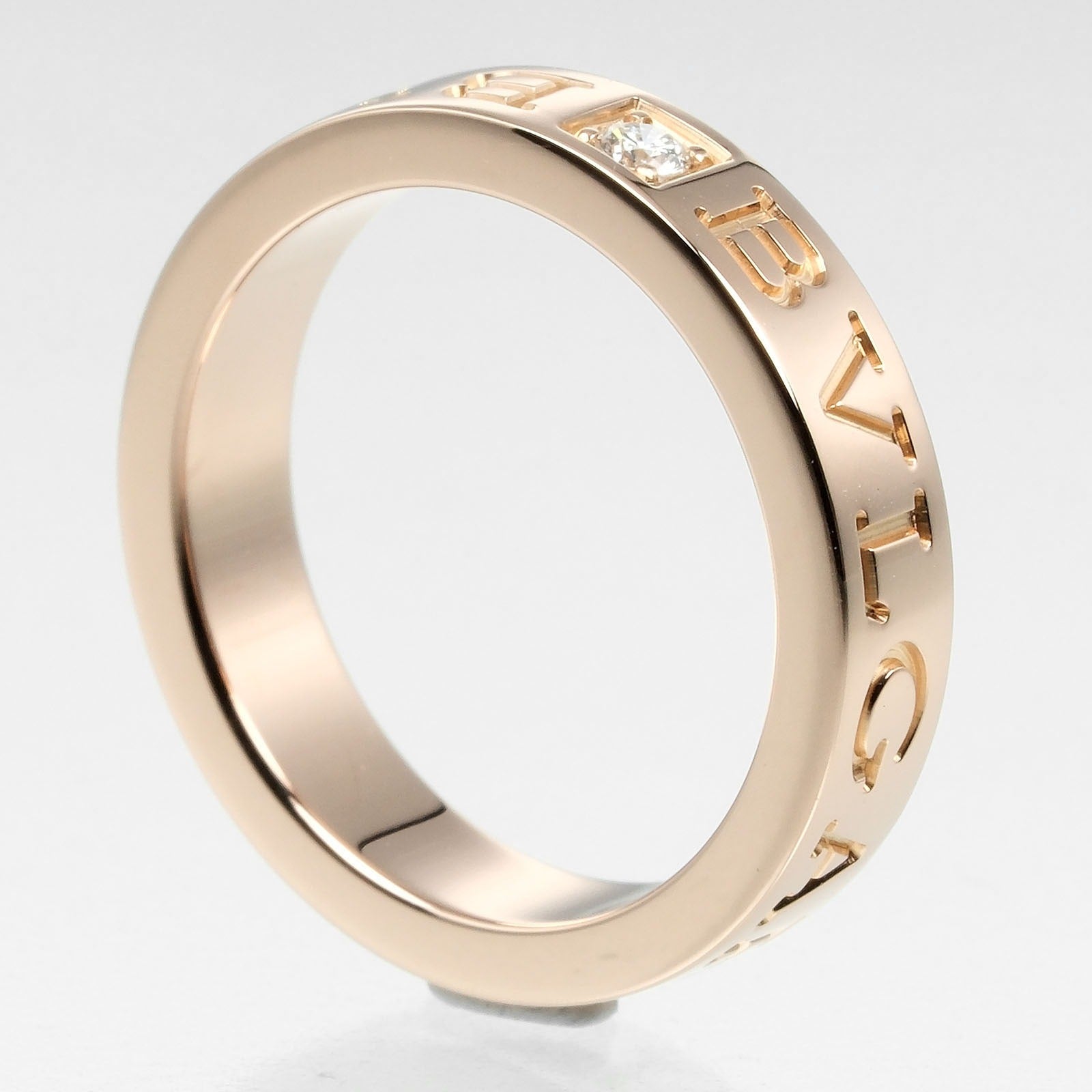 Bvlgari B.Zero1 Essential Ring K18 Pink Gold Diamond