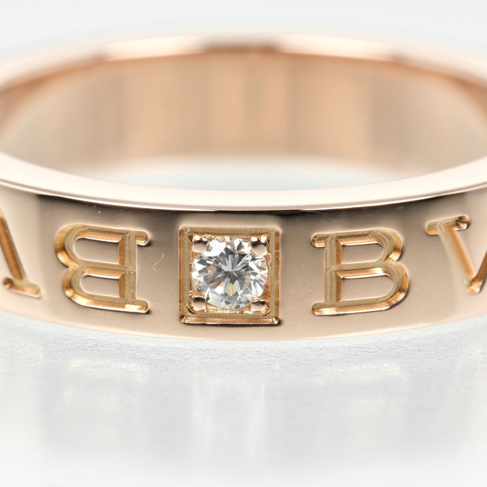 Bvlgari B.Zero1 Essential Ring K18 Pink Gold Diamond