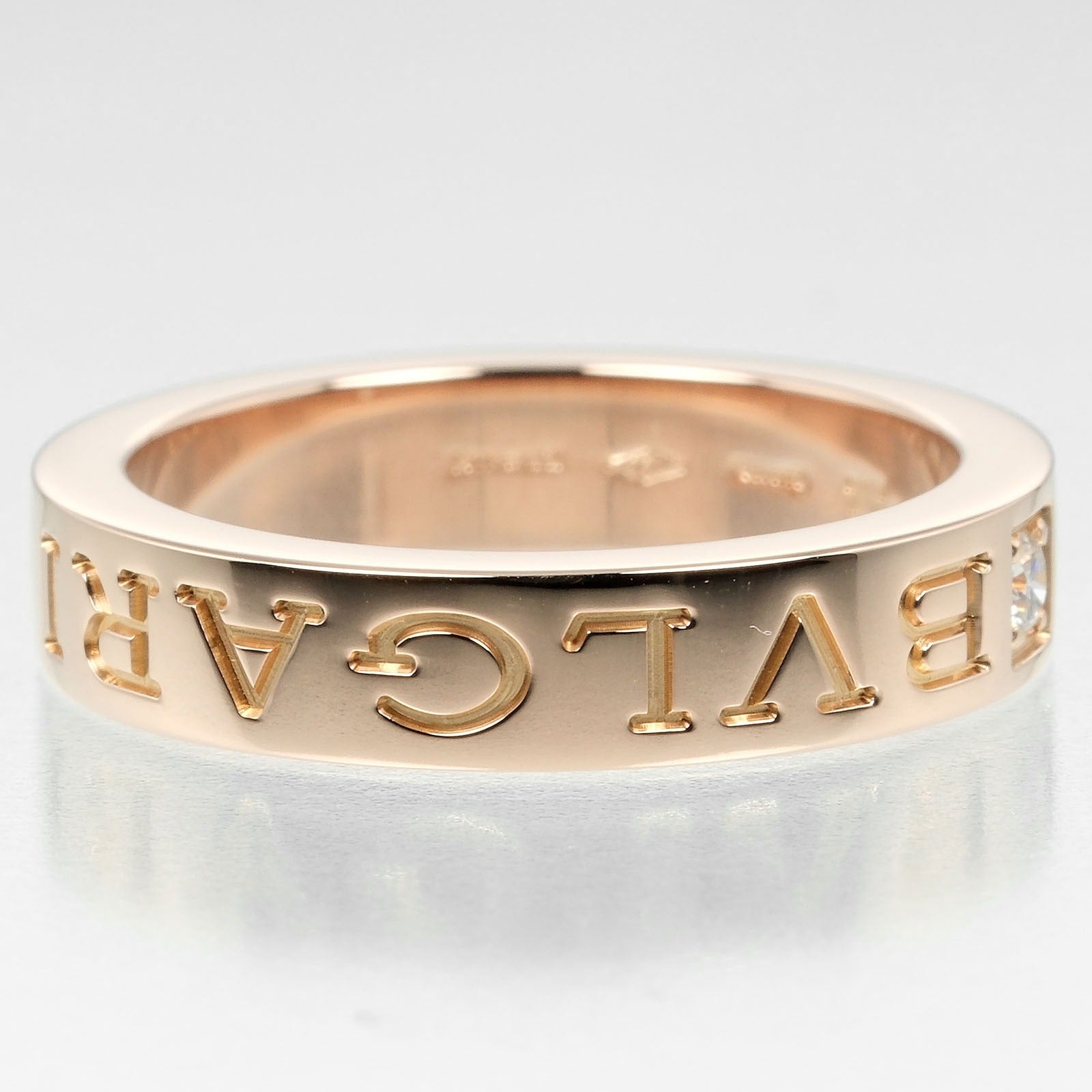 Bvlgari B.Zero1 Essential Ring K18 Pink Gold Diamond