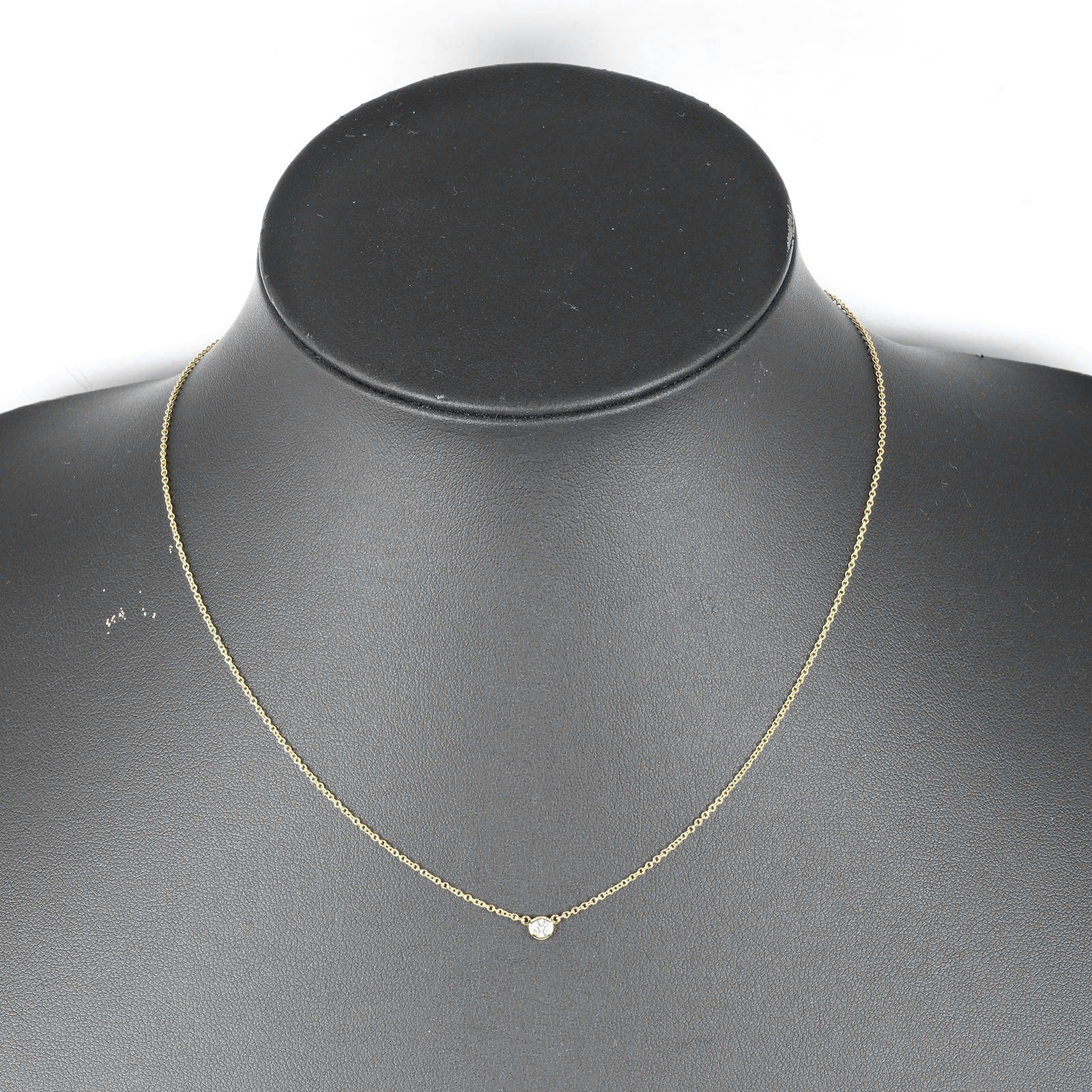 Tiffany & Co K18 Yellow Gold Diamond Necklace