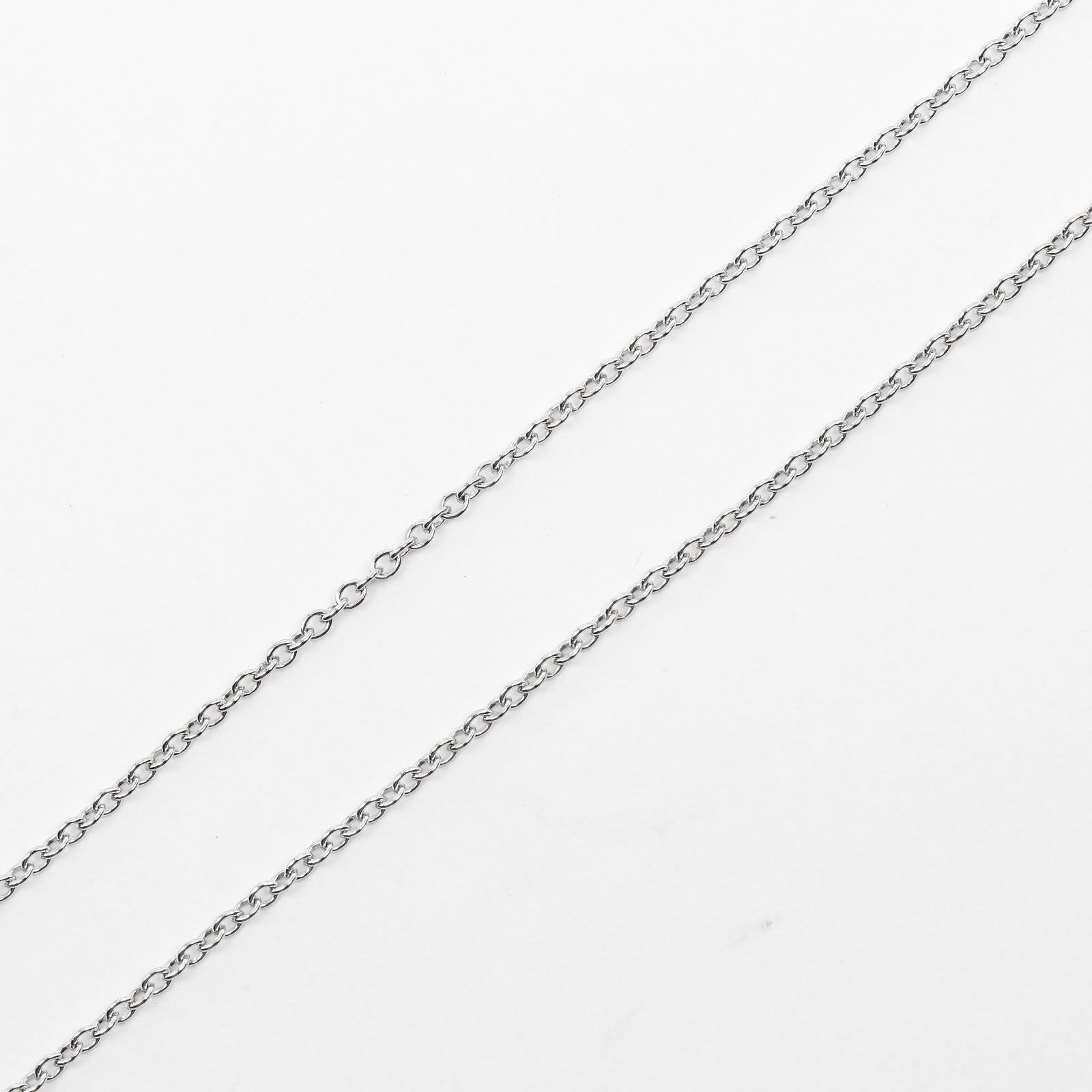 Tiffany & Co K18 White Gold Diamond Necklace