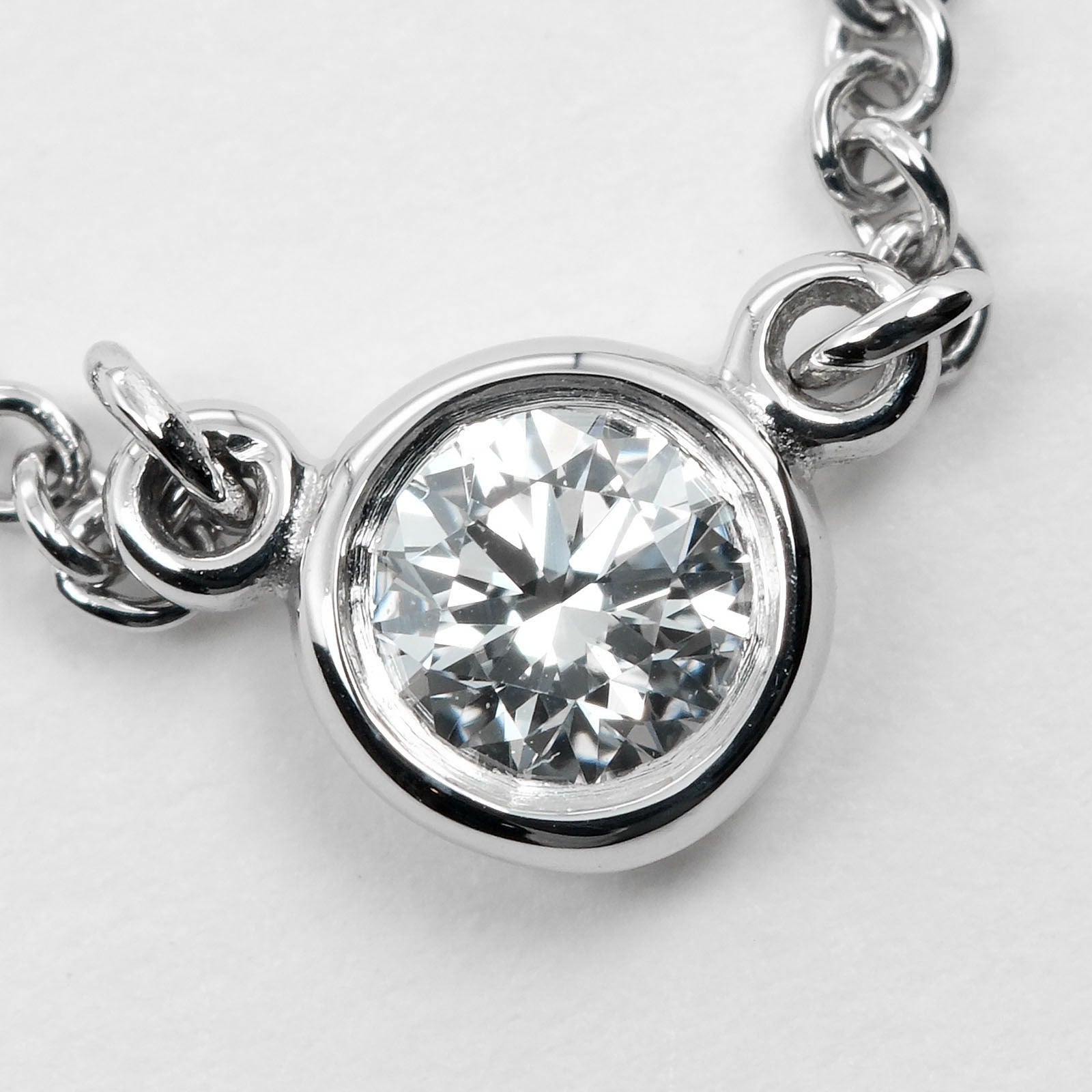 Tiffany & Co Pt950 Platinum Diamond Necklace