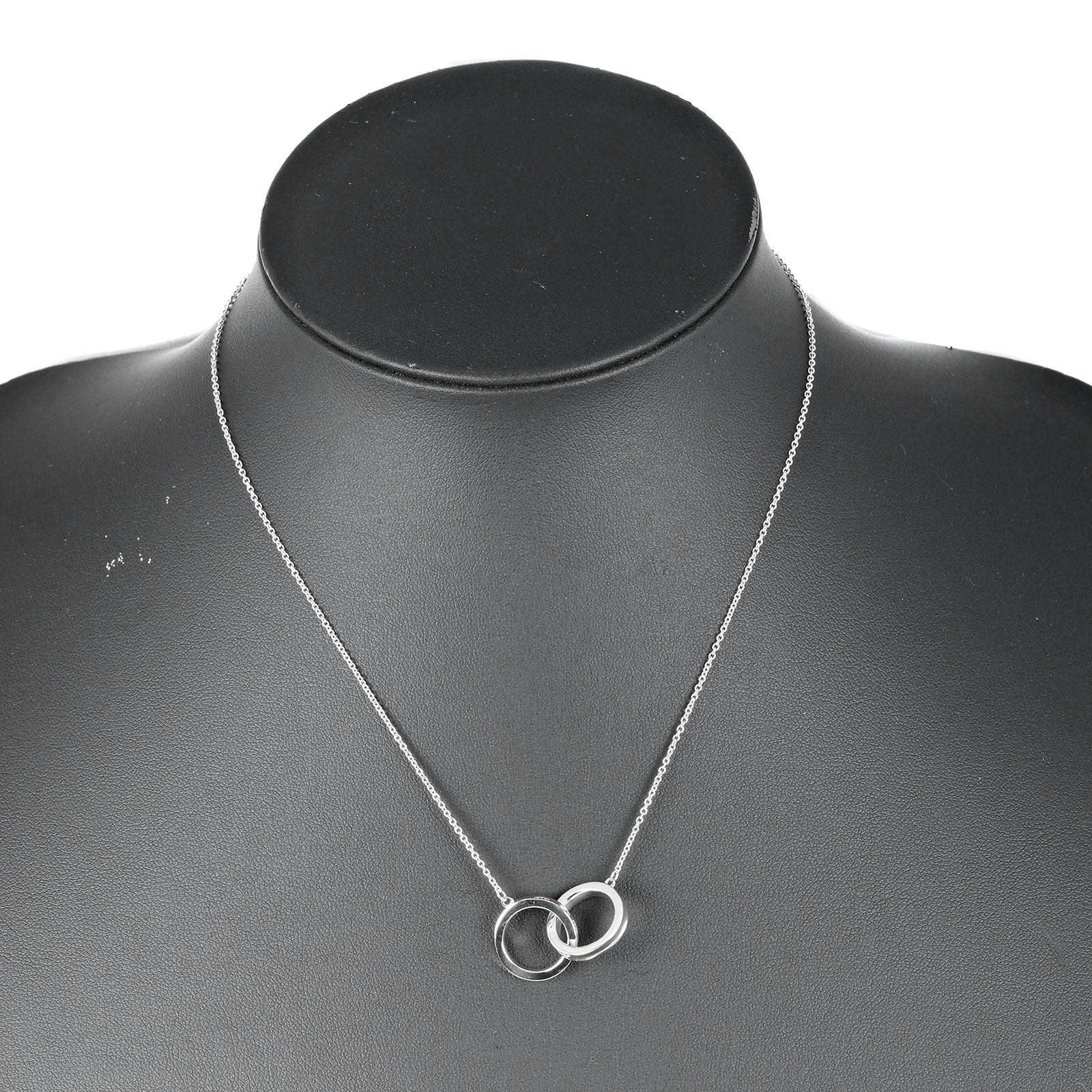 Tiffany & Co Silver 1837 Interlocking Circle Necklace