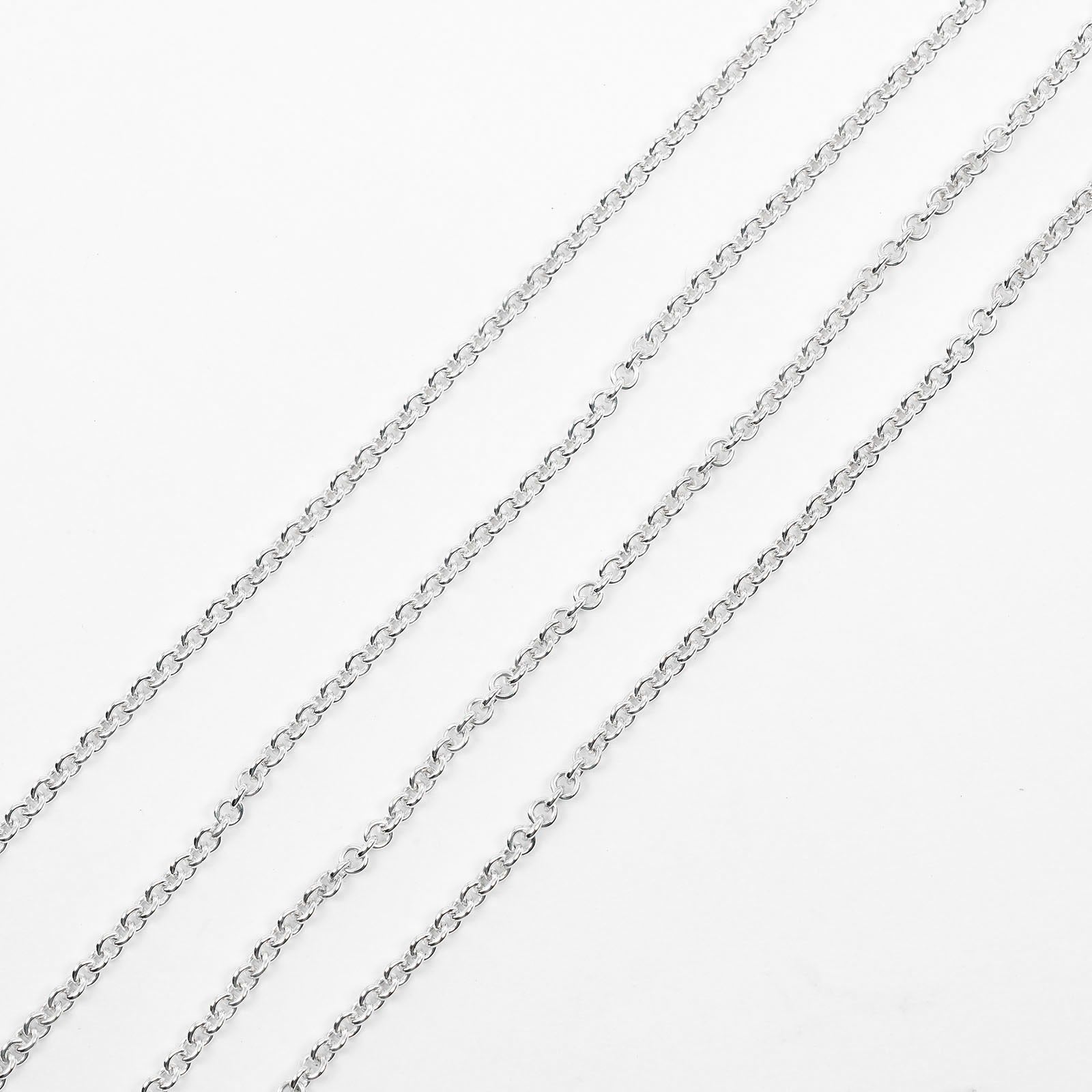 Tiffany & Co Infinity Double Chain Necklace Silver 925