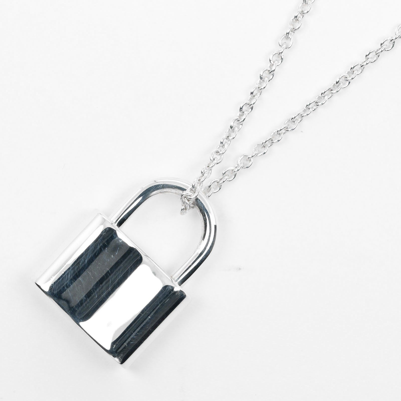 Tiffany & Co Silver 1837 Lock Necklace