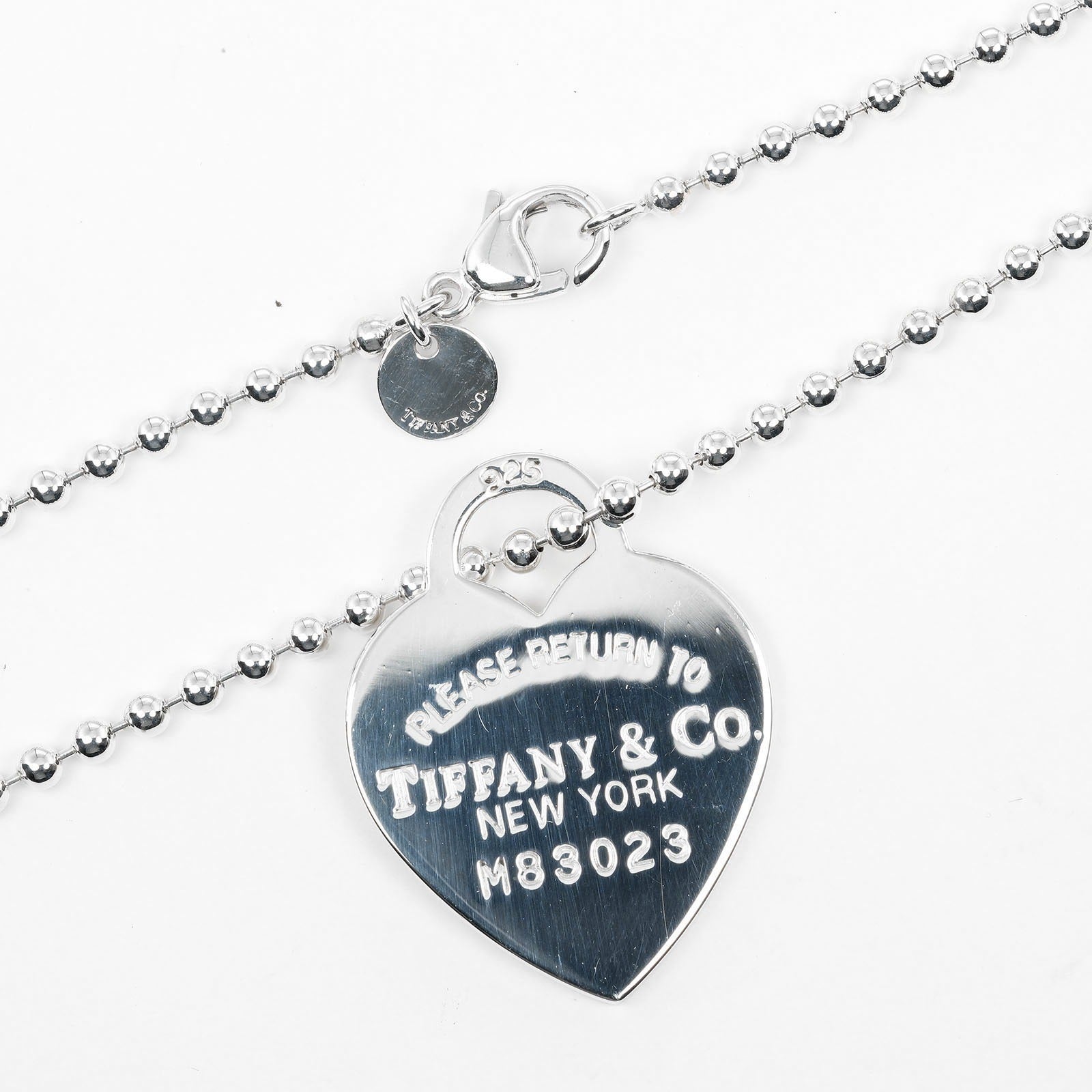 Tiffany & Co Silver Heart Tag Necklace