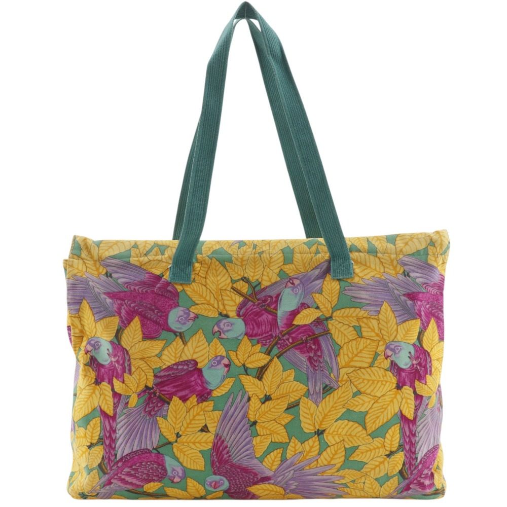 Hermes Botanical Cotton Tote Bag