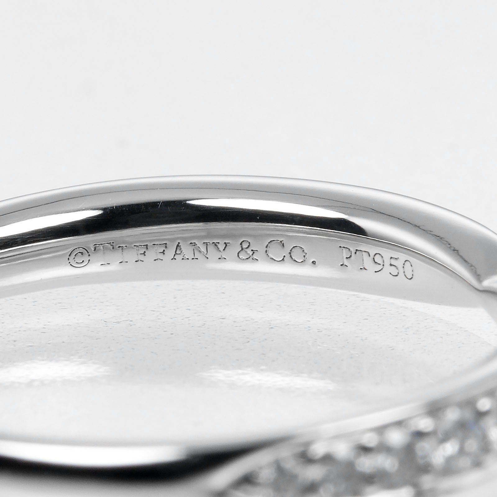 Tiffany & Co Harmony Ring Pt950 Platinum Diamond