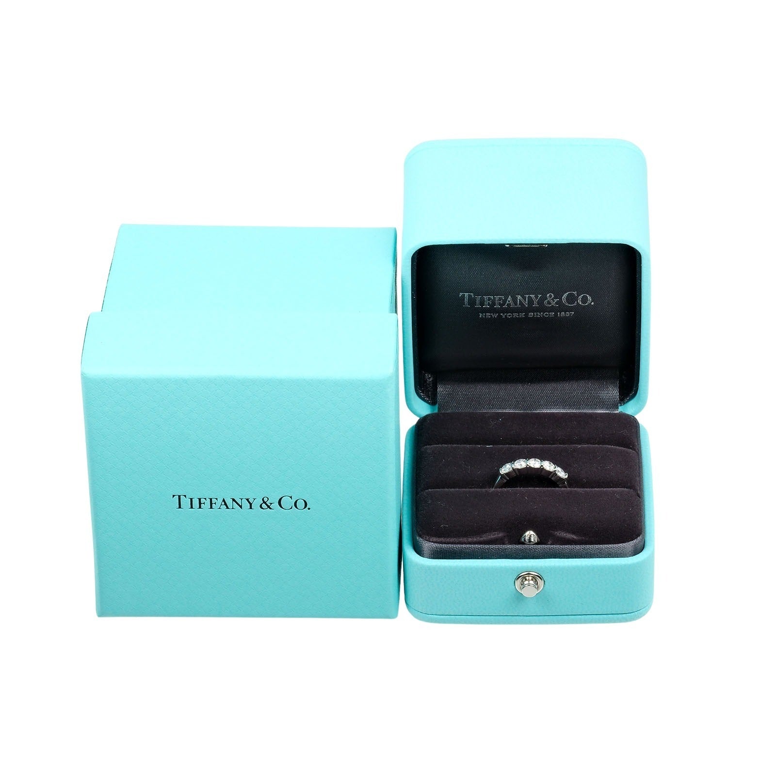 Tiffany & Co Forever Embrace Ring Pt950 Platinum 5P Diamond