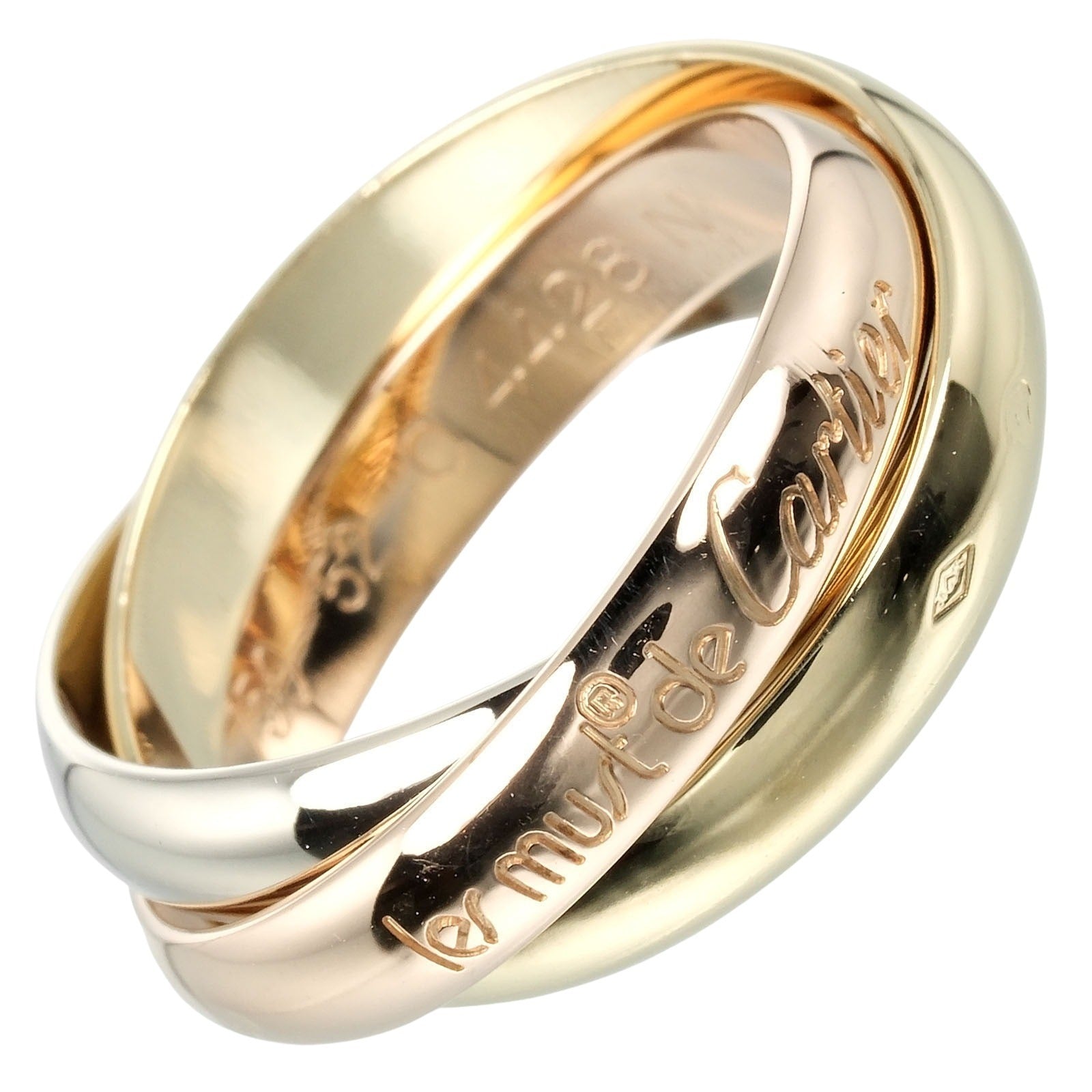 Cartier Trinity K18 Gold Ring