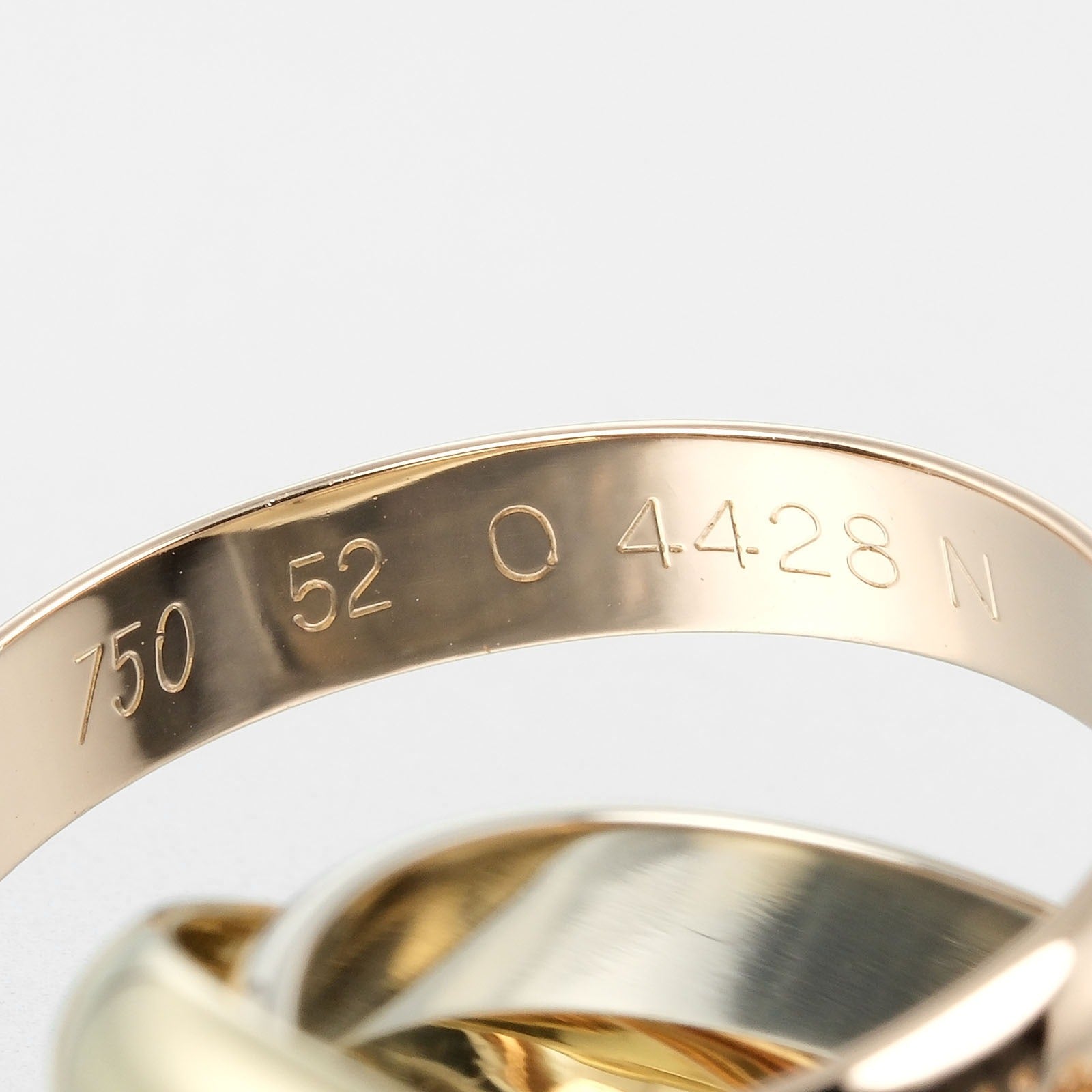 Cartier Trinity K18 Gold Ring