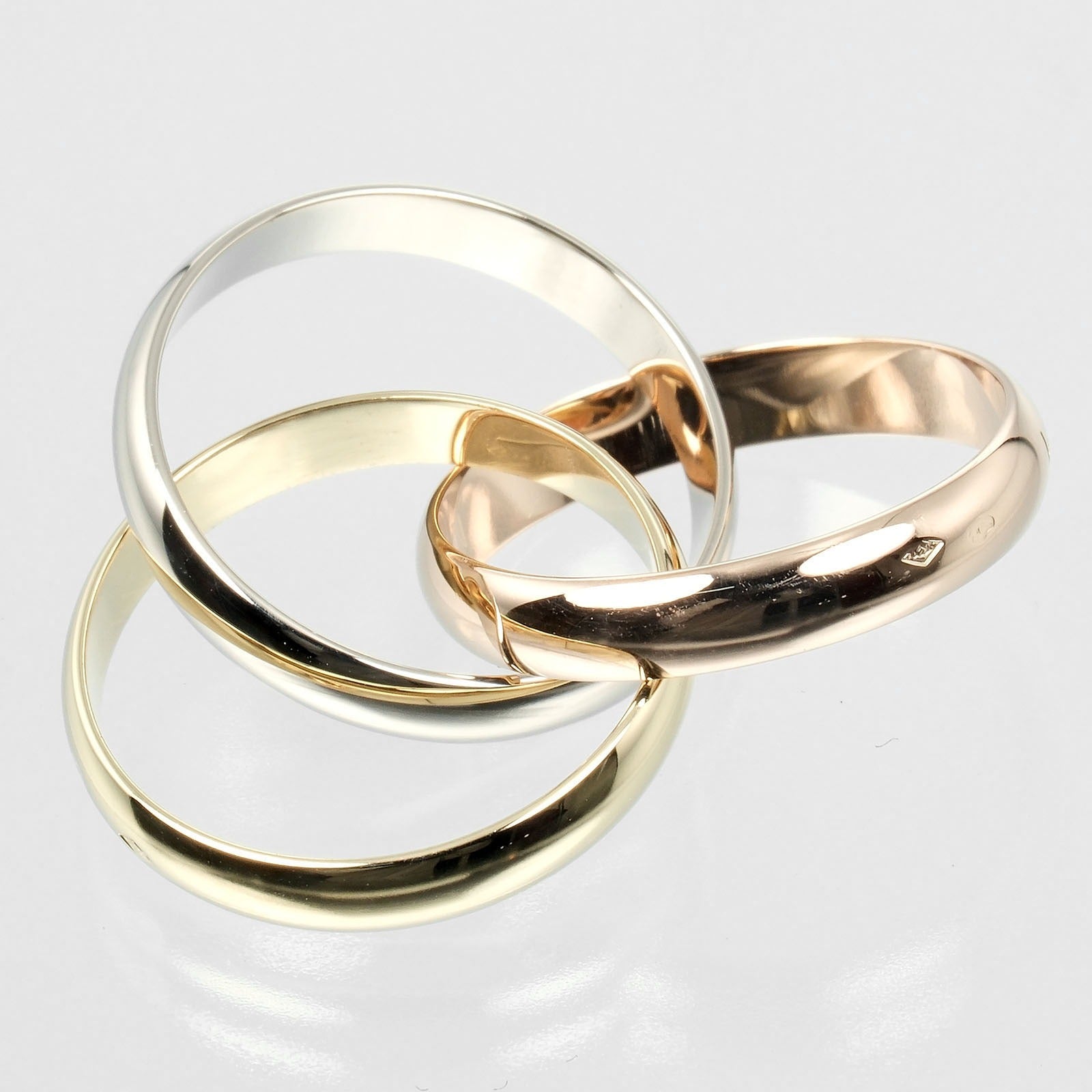 Cartier Trinity K18 Gold Ring