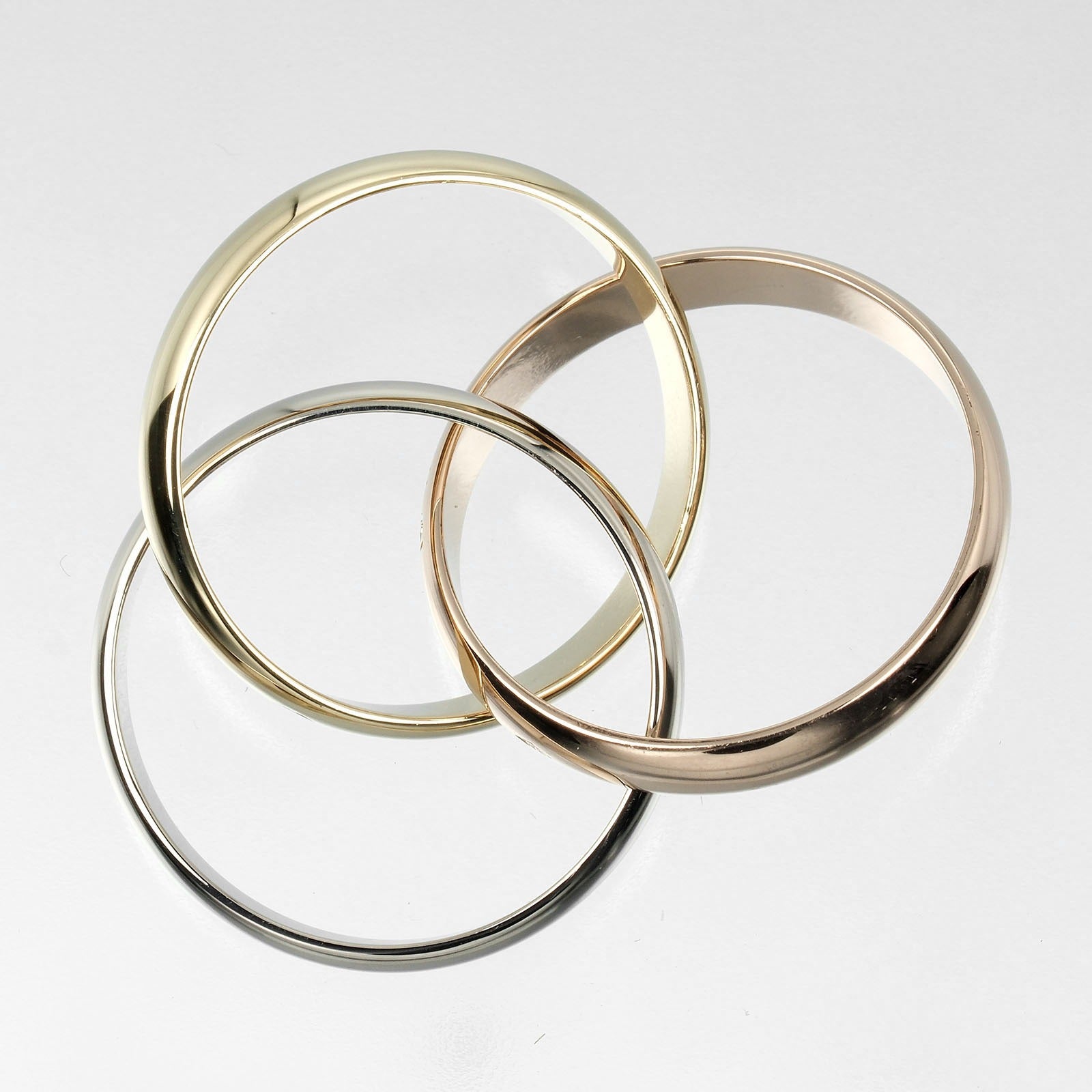 Cartier Trinity K18 Gold Ring