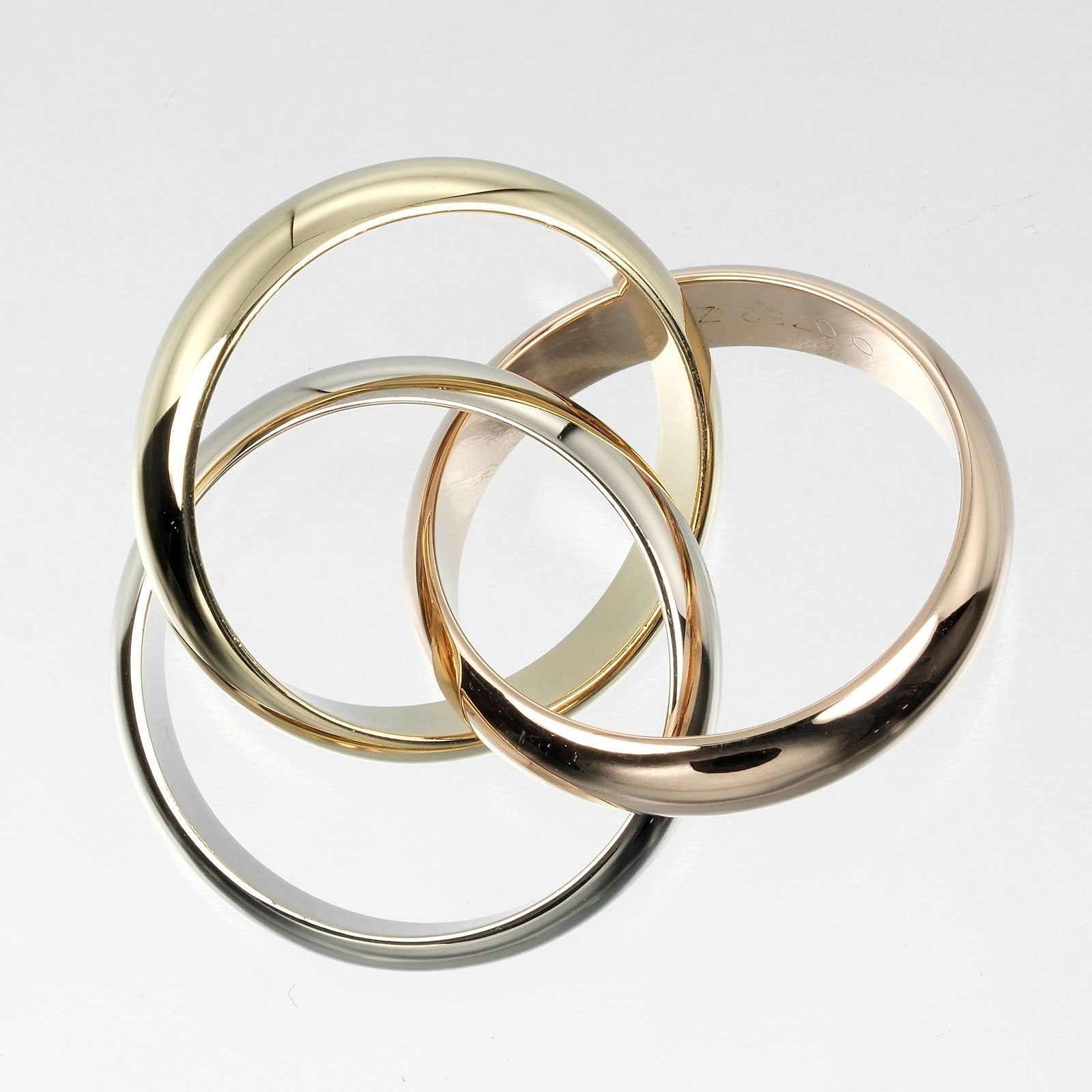 Cartier Trinity Ring K18 Gold 8