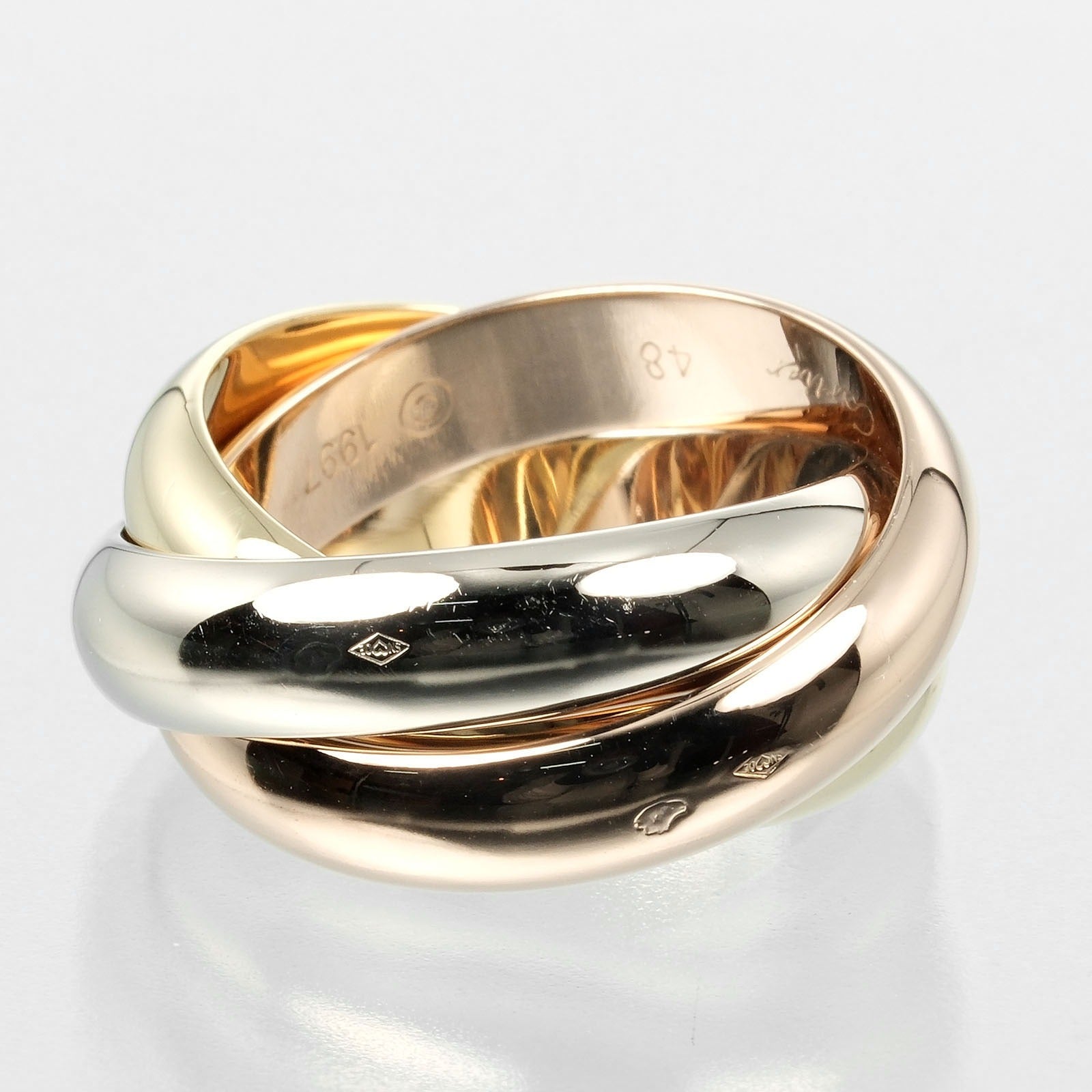 Cartier Trinity Ring K18 Gold 8