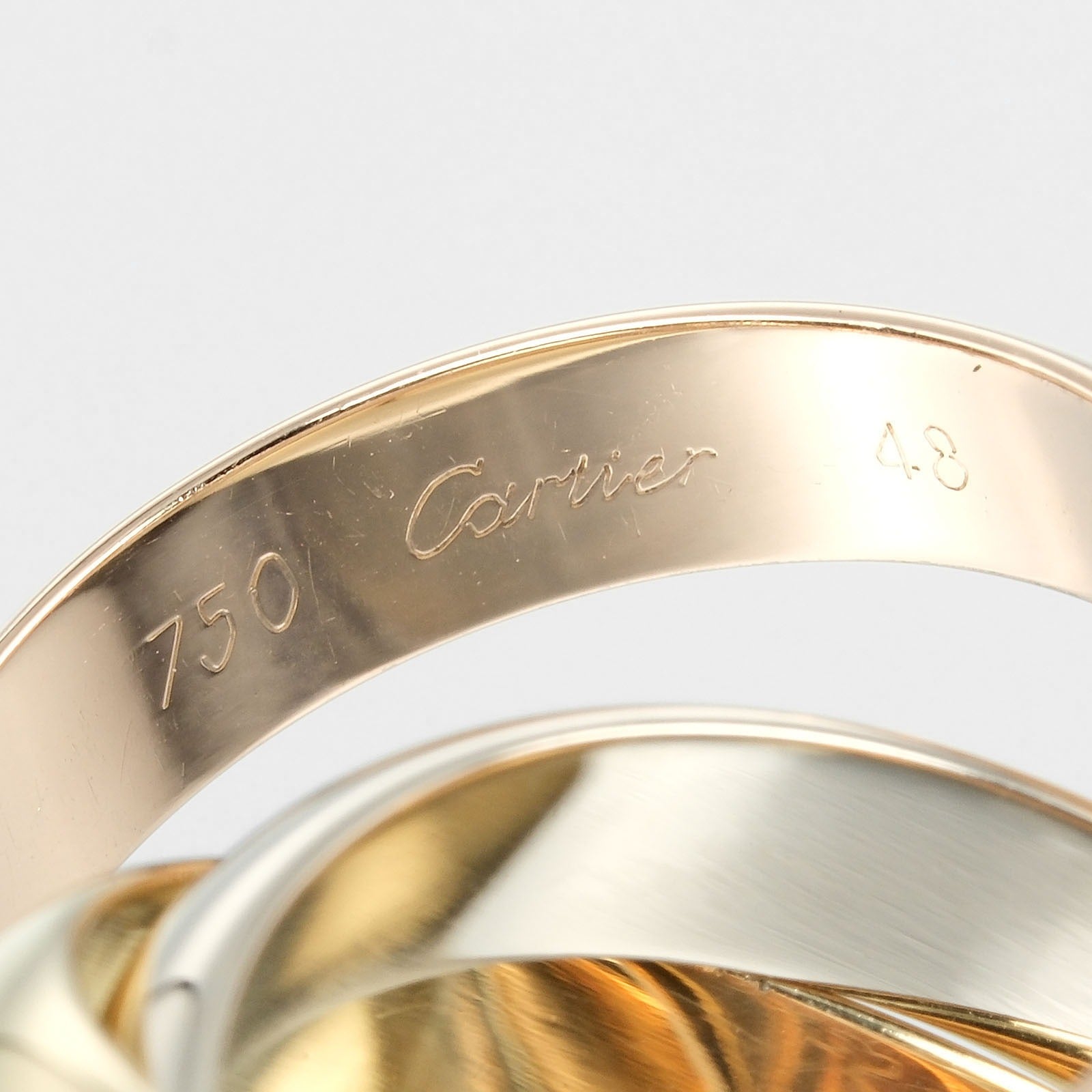 Cartier Trinity Ring K18 Gold 8