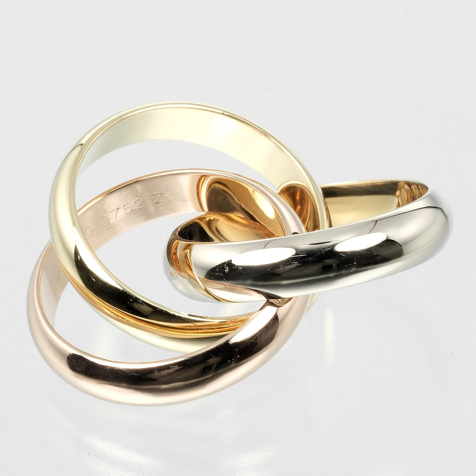 Cartier Trinity Ring K18 Gold 8