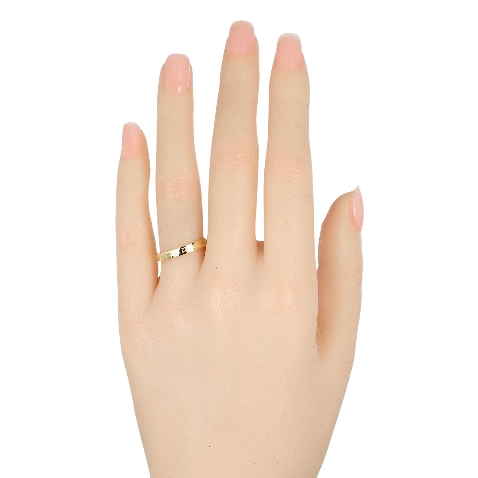 Tiffany & Co Notes Ring K18 Yellow Gold