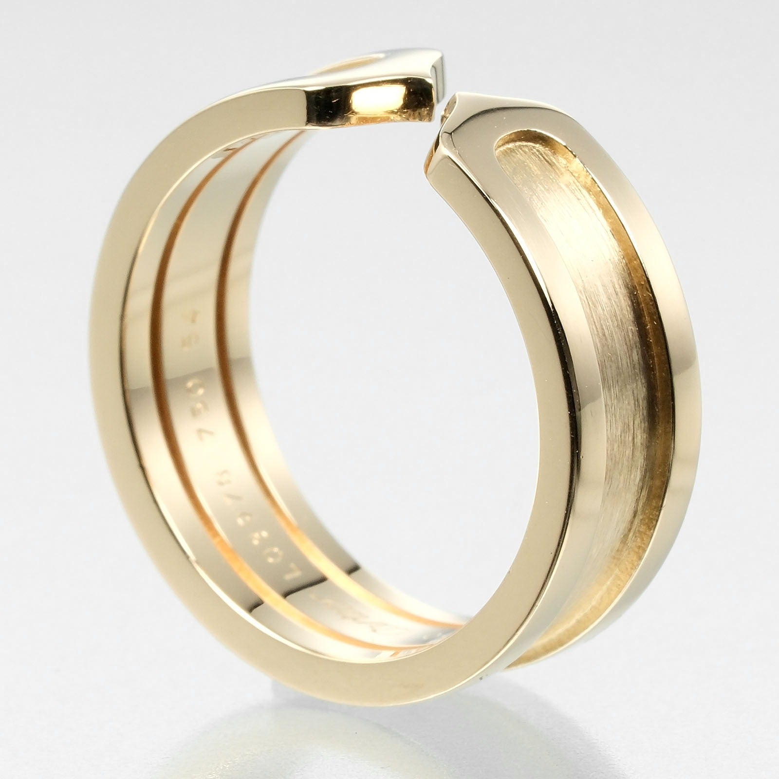 Cartier 2C Ring K18 Yellow Gold