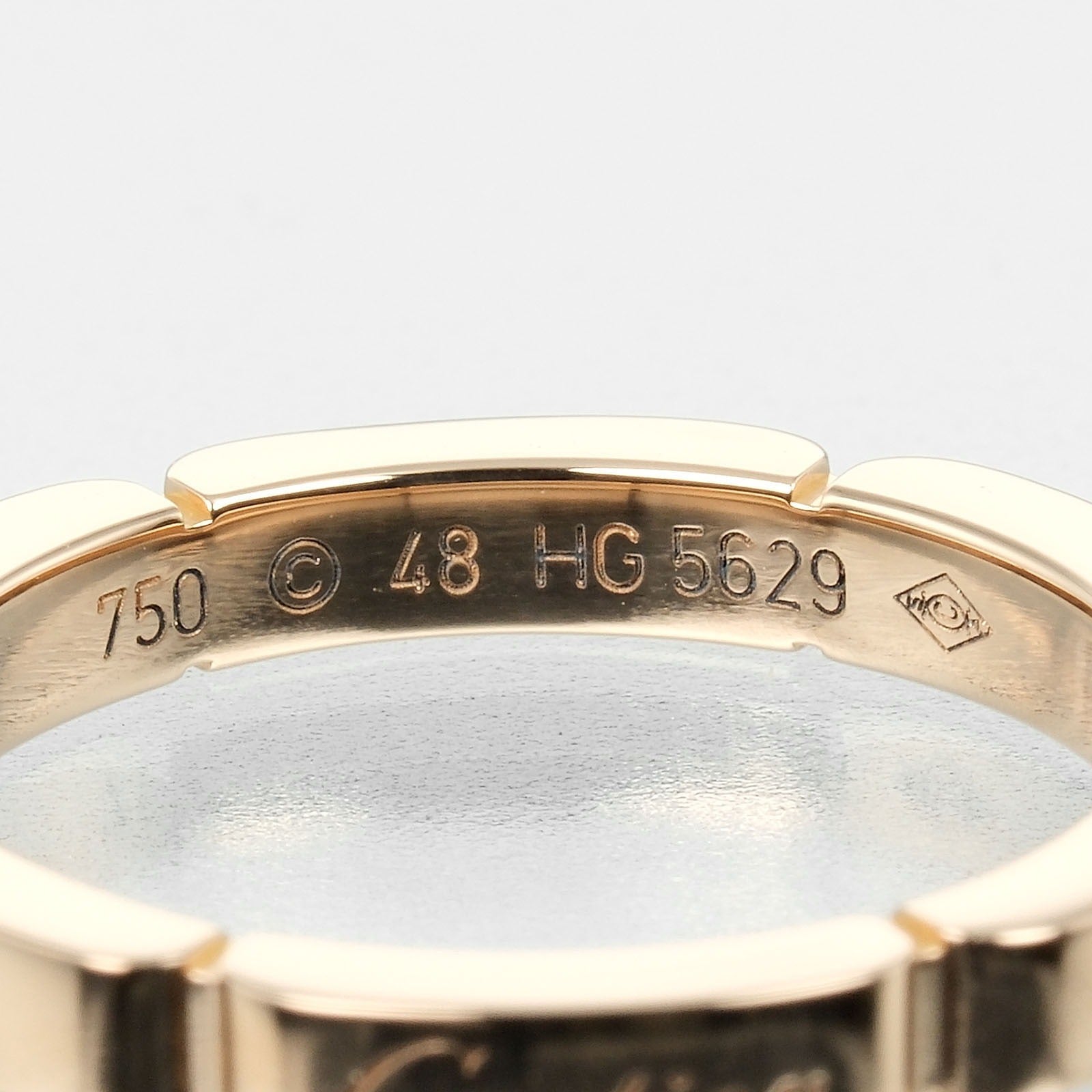 Cartier K18 Pink Gold Maillon Panthere Ring