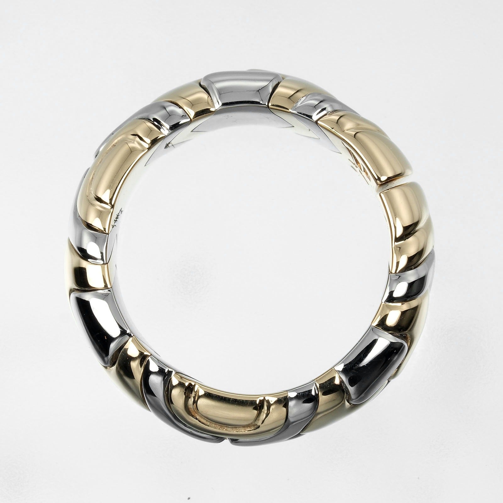 Bvlgari Alveare Ring K18 Yellow Gold Stainless Steel