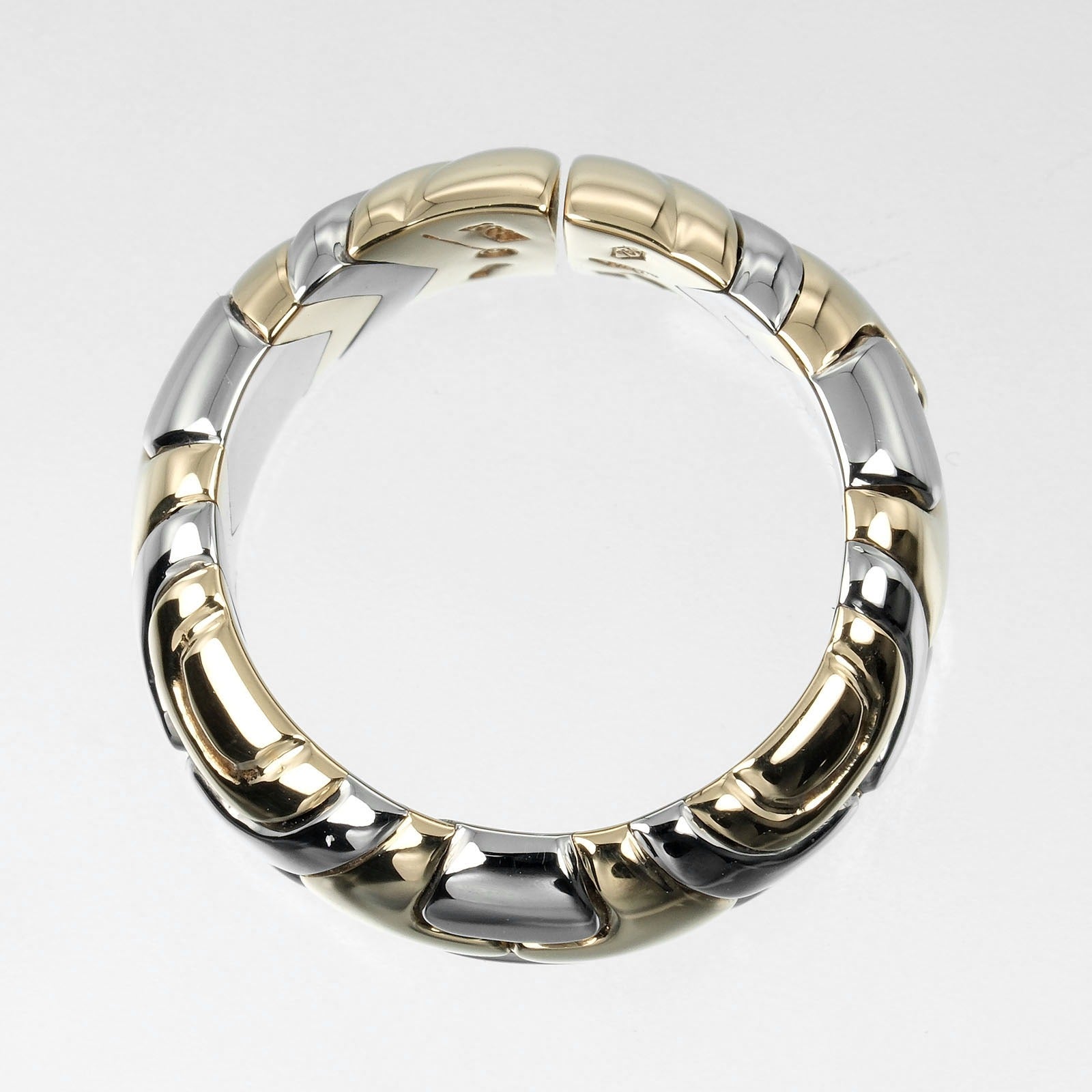 Bvlgari Alveare Ring K18 Yellow Gold Stainless Steel