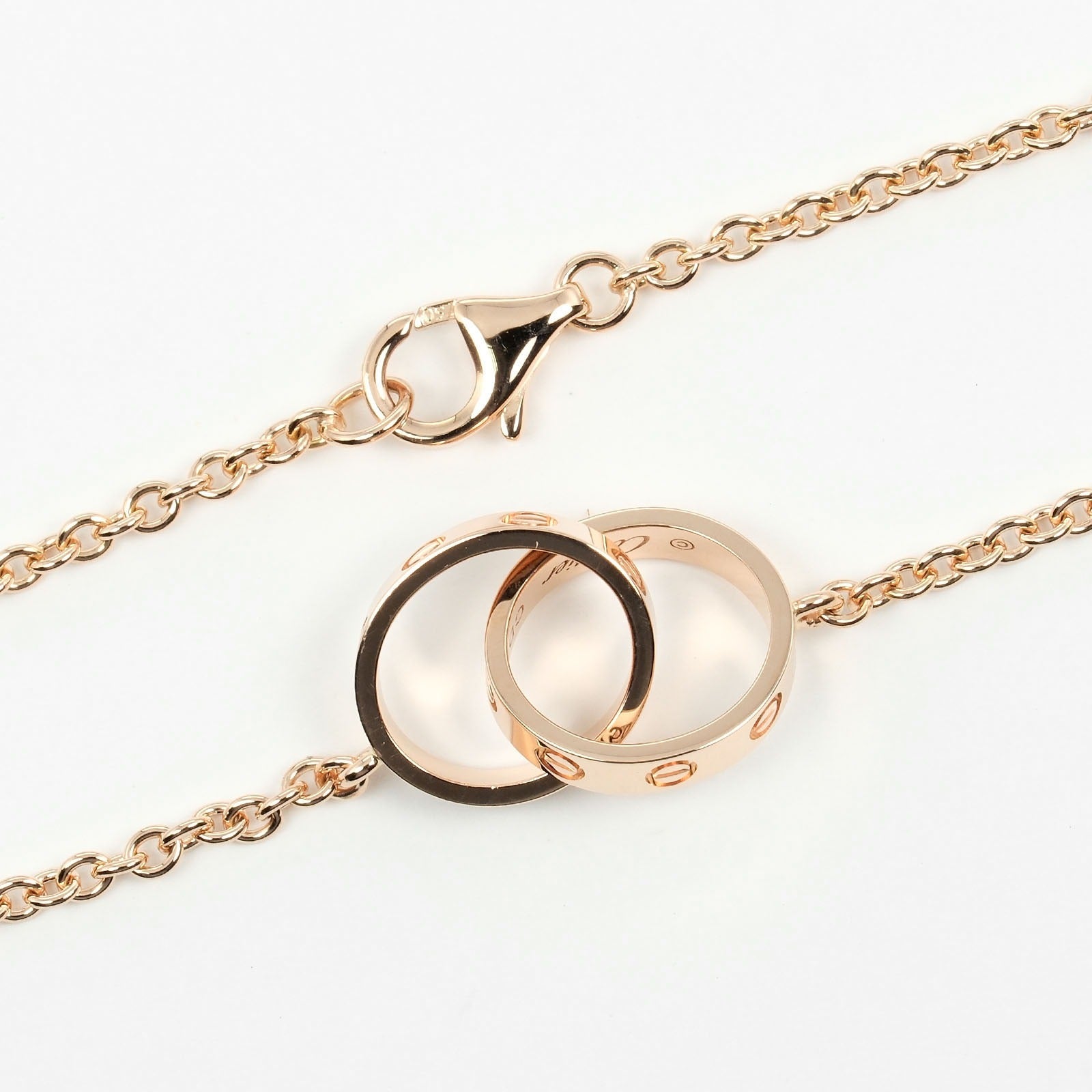 Cartier Baby Love Necklace K18 Pink Gold