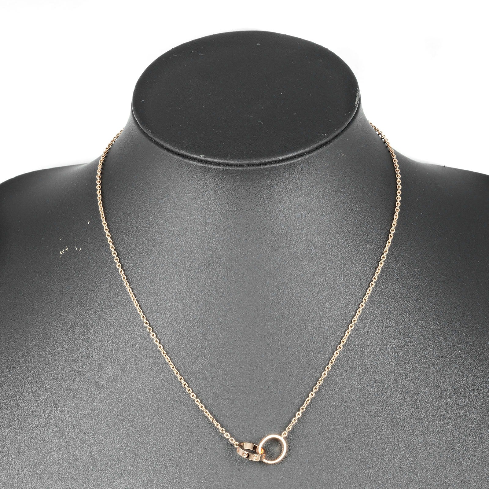 Cartier Baby Love Necklace K18 Pink Gold