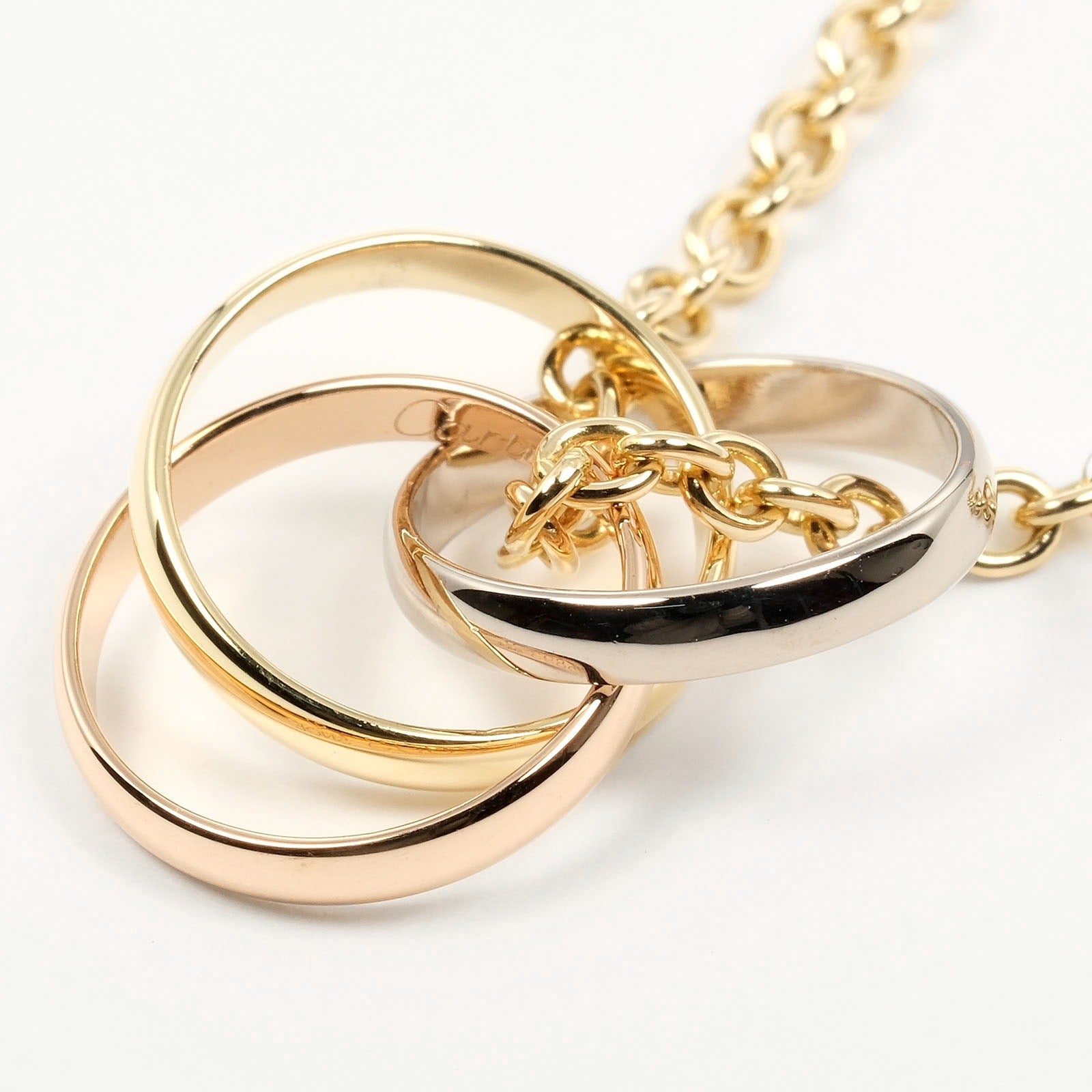 Cartier Trinity Necklace K18 Gold