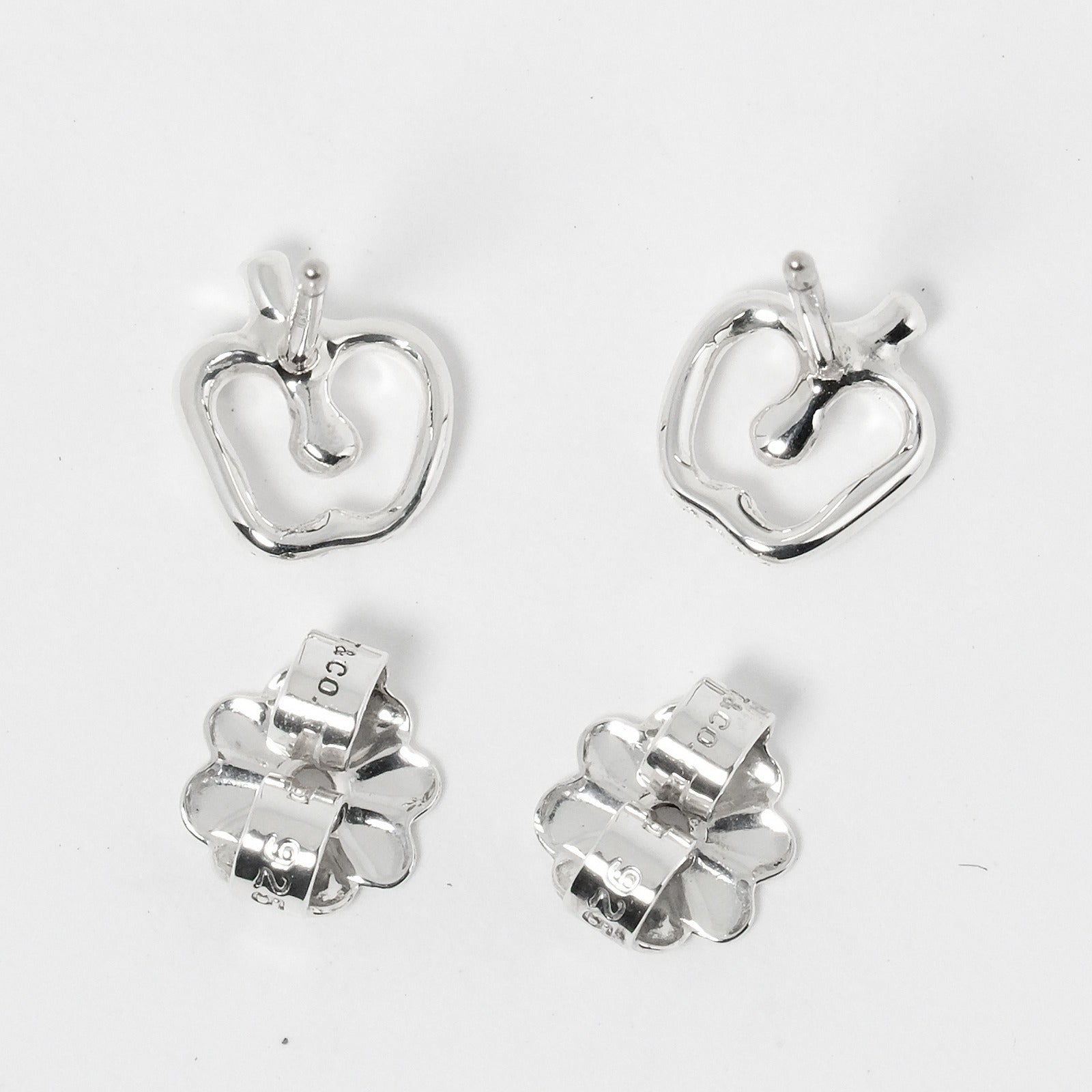 Tiffany & Co Silver 925 Apple Earrings