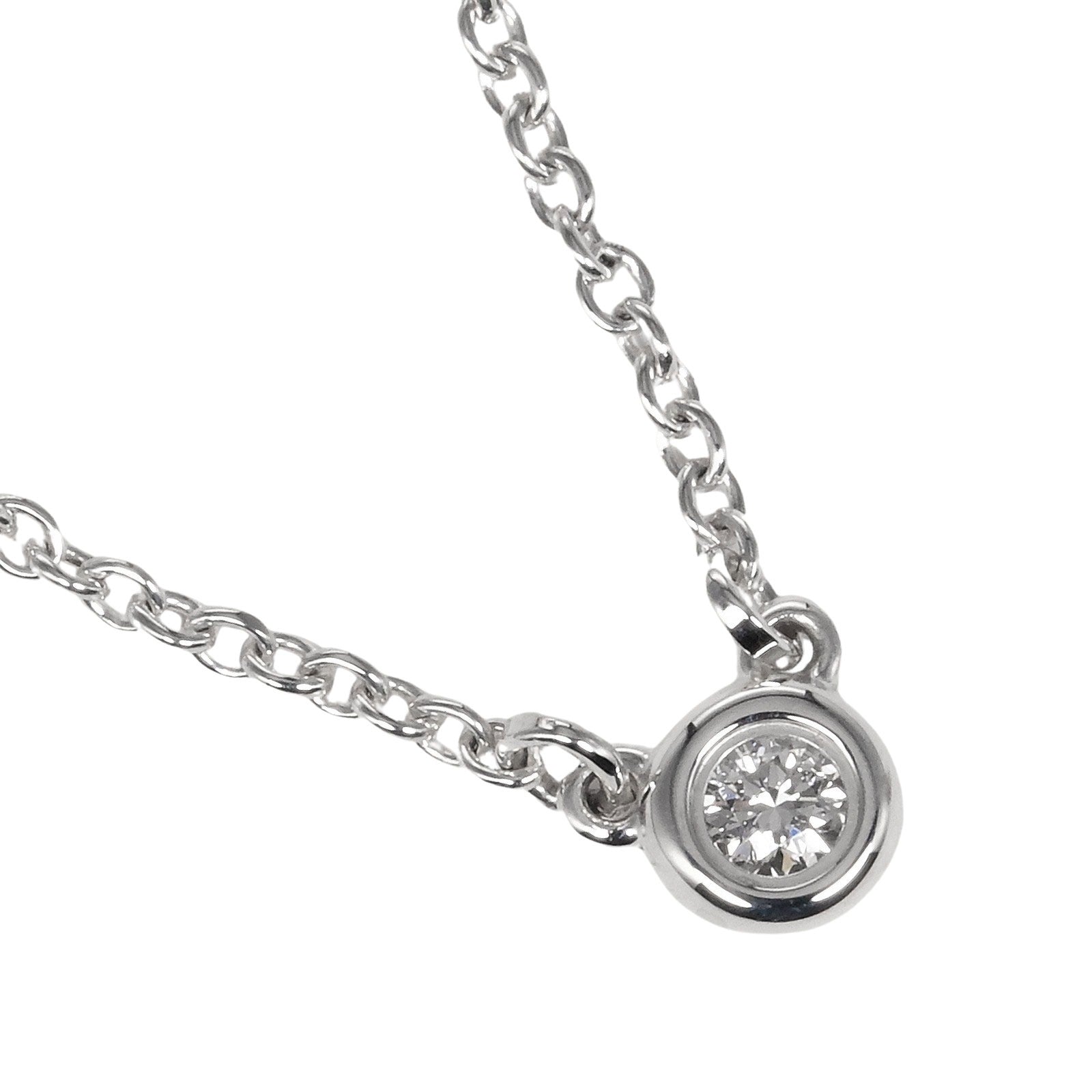 Tiffany & Co Silver 925 Diamond Necklace