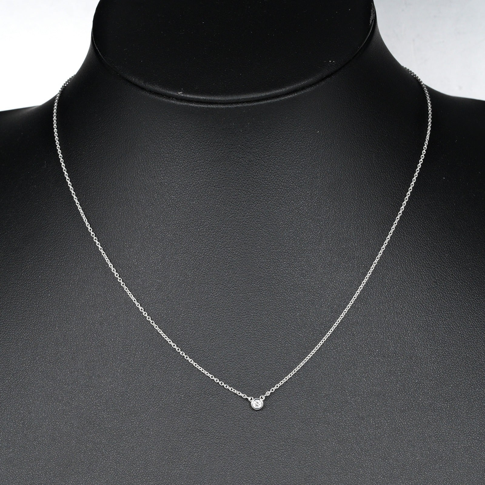 Tiffany & Co Silver 925 Diamond Necklace