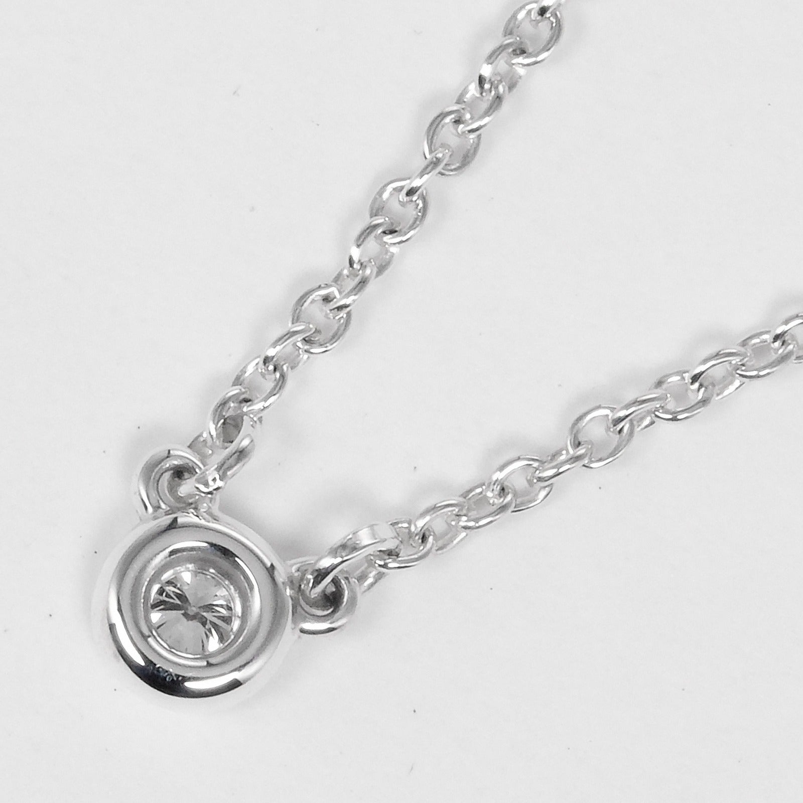 Tiffany & Co Silver 925 Diamond Necklace