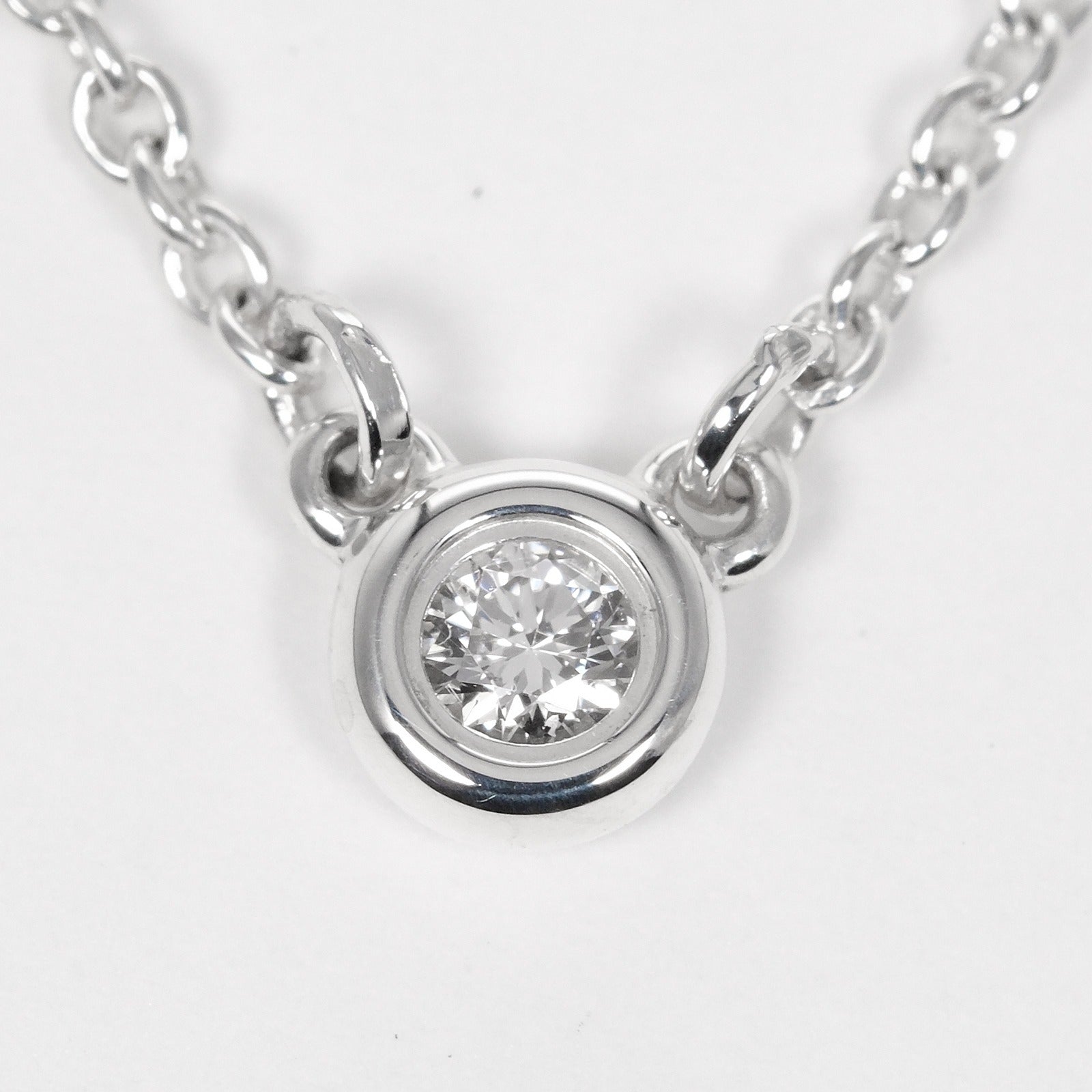 Tiffany & Co Silver 925 Diamond Necklace