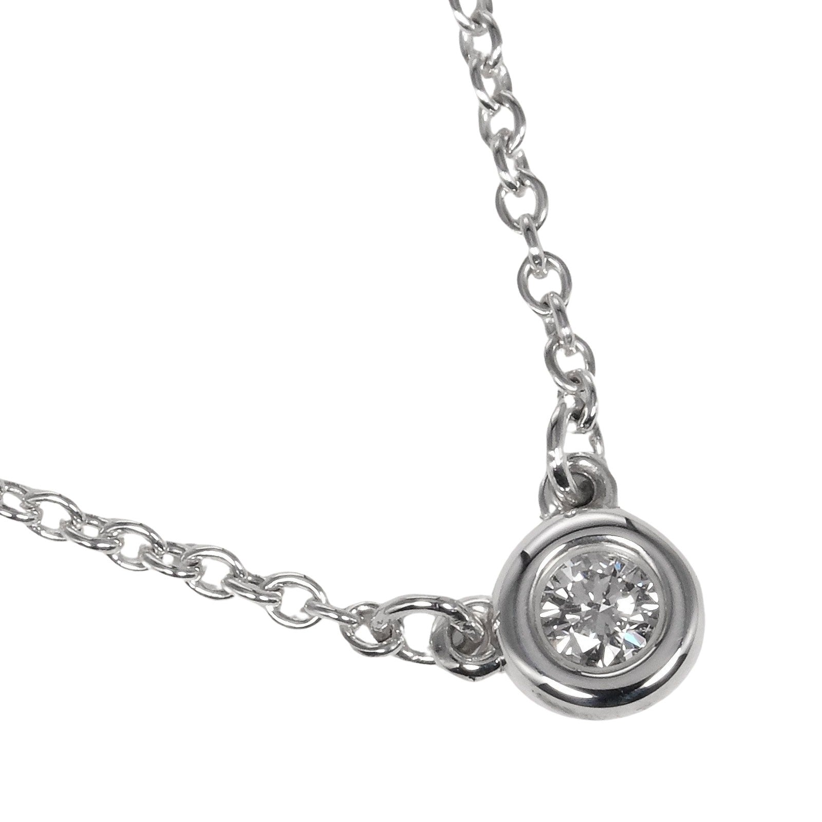 Tiffany & Co Silver 925 Diamond Necklace