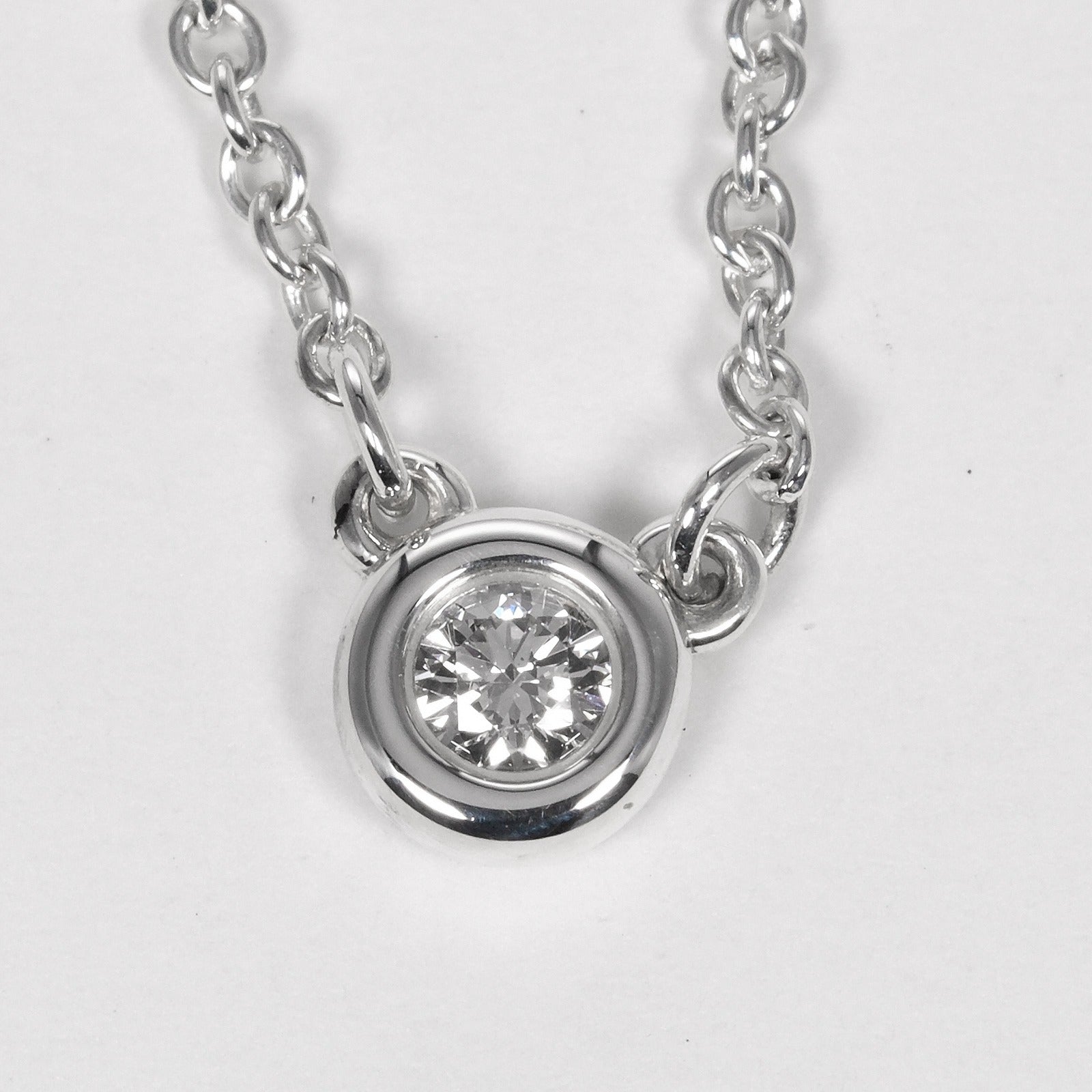 Tiffany & Co Silver 925 Diamond Necklace