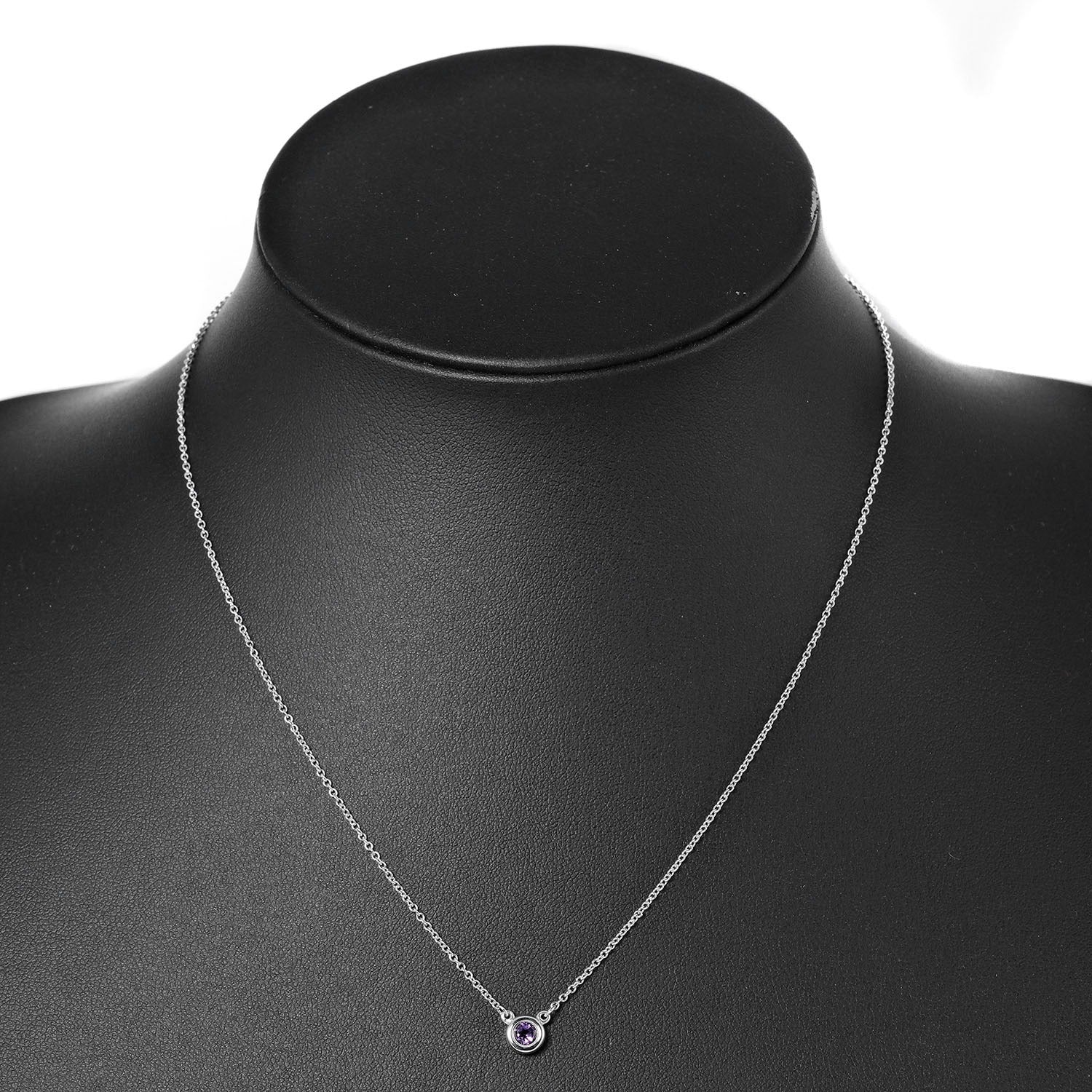 Tiffany & Co Silver 925 Amethyst Necklace