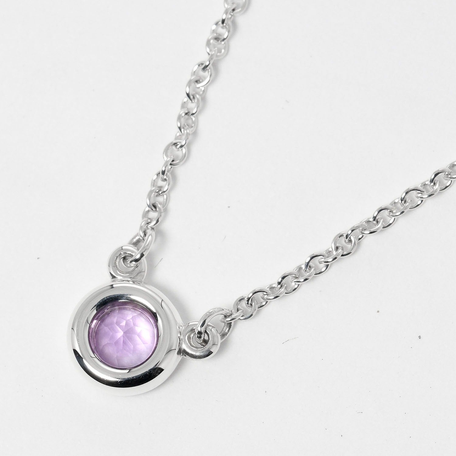 Tiffany & Co Silver 925 Amethyst Necklace