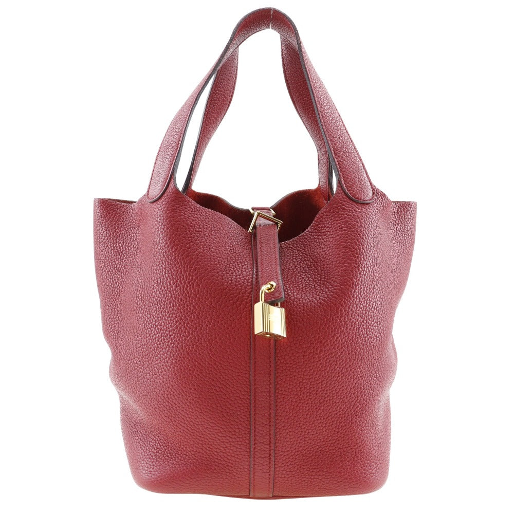 Hermes Picotin Lock MM Handbag Red