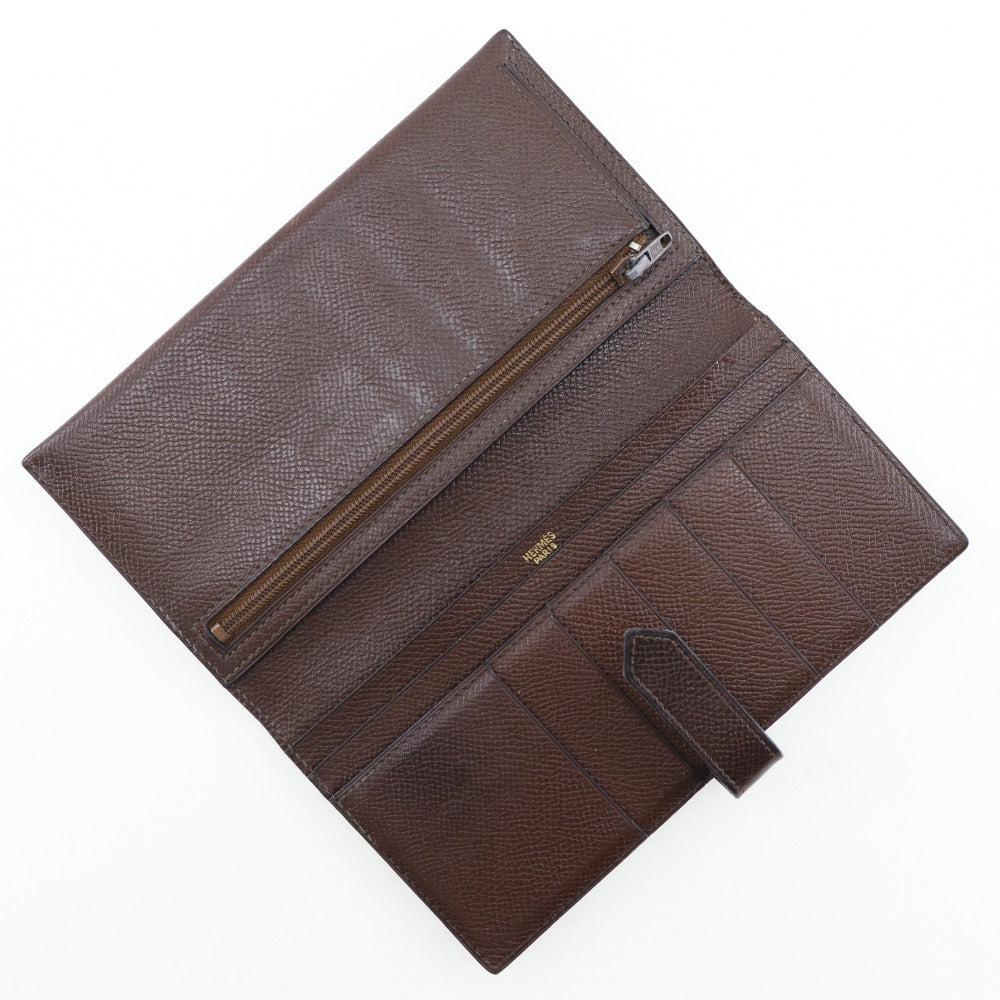 Hermes Bearn Classic Long Wallet Brown