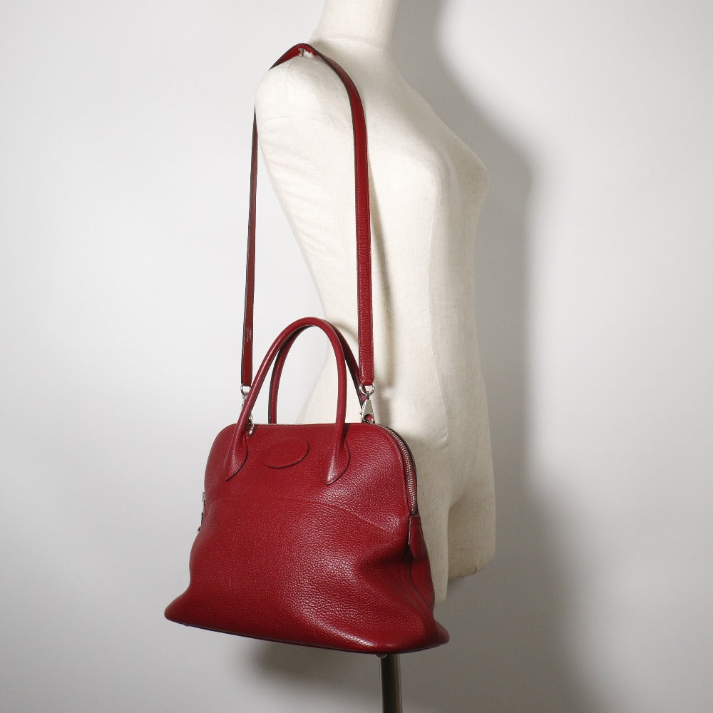 Hermes Bolide 31 Handbag Rouge Grenat