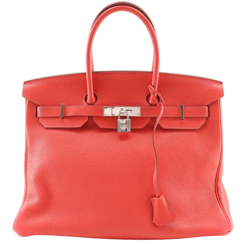 Hermes Birkin 35 Togo Handbag Pink