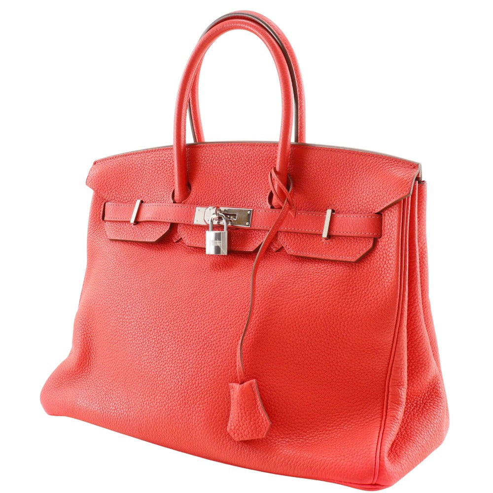 Hermes Birkin 35 Togo Handbag Pink