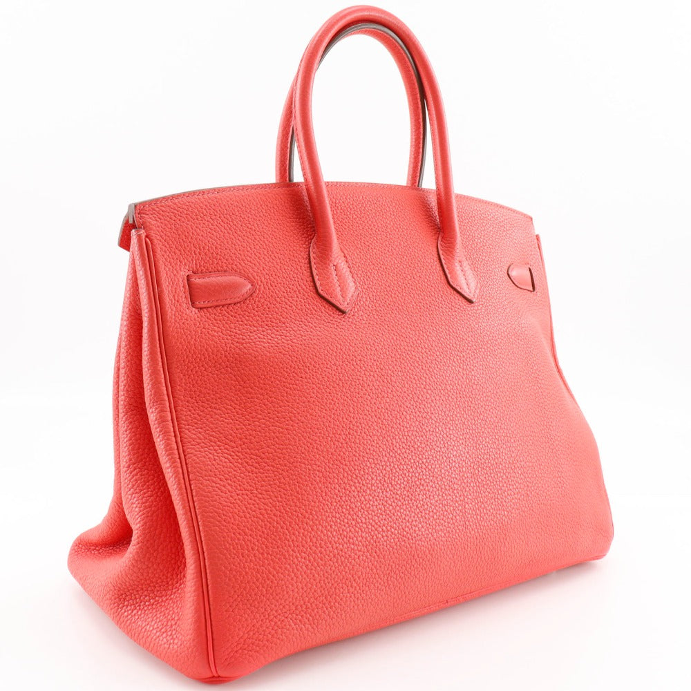 Hermes Birkin 35 Togo Handbag Pink