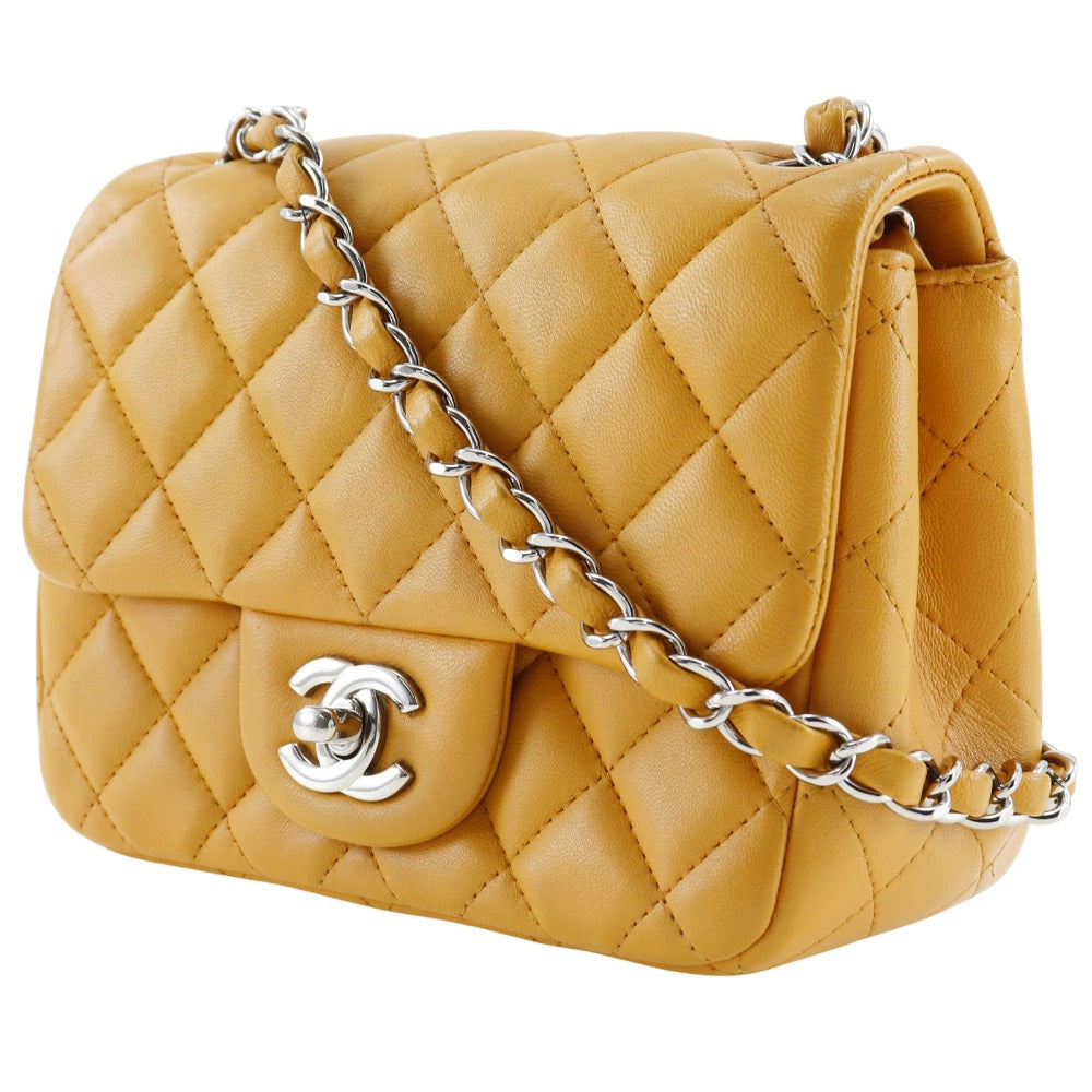 Chanel Lambskin Mini Chain Shoulder Bag